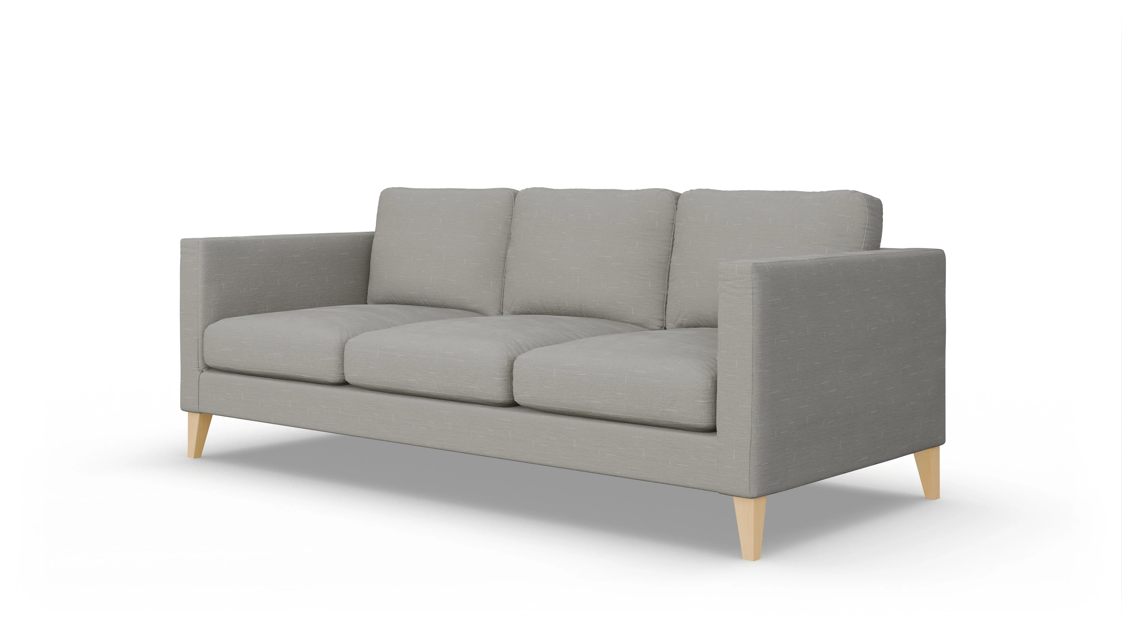 Montes Stoffsofa Ansicht des Produktes Montes 4-Sitzer in Stoff grau