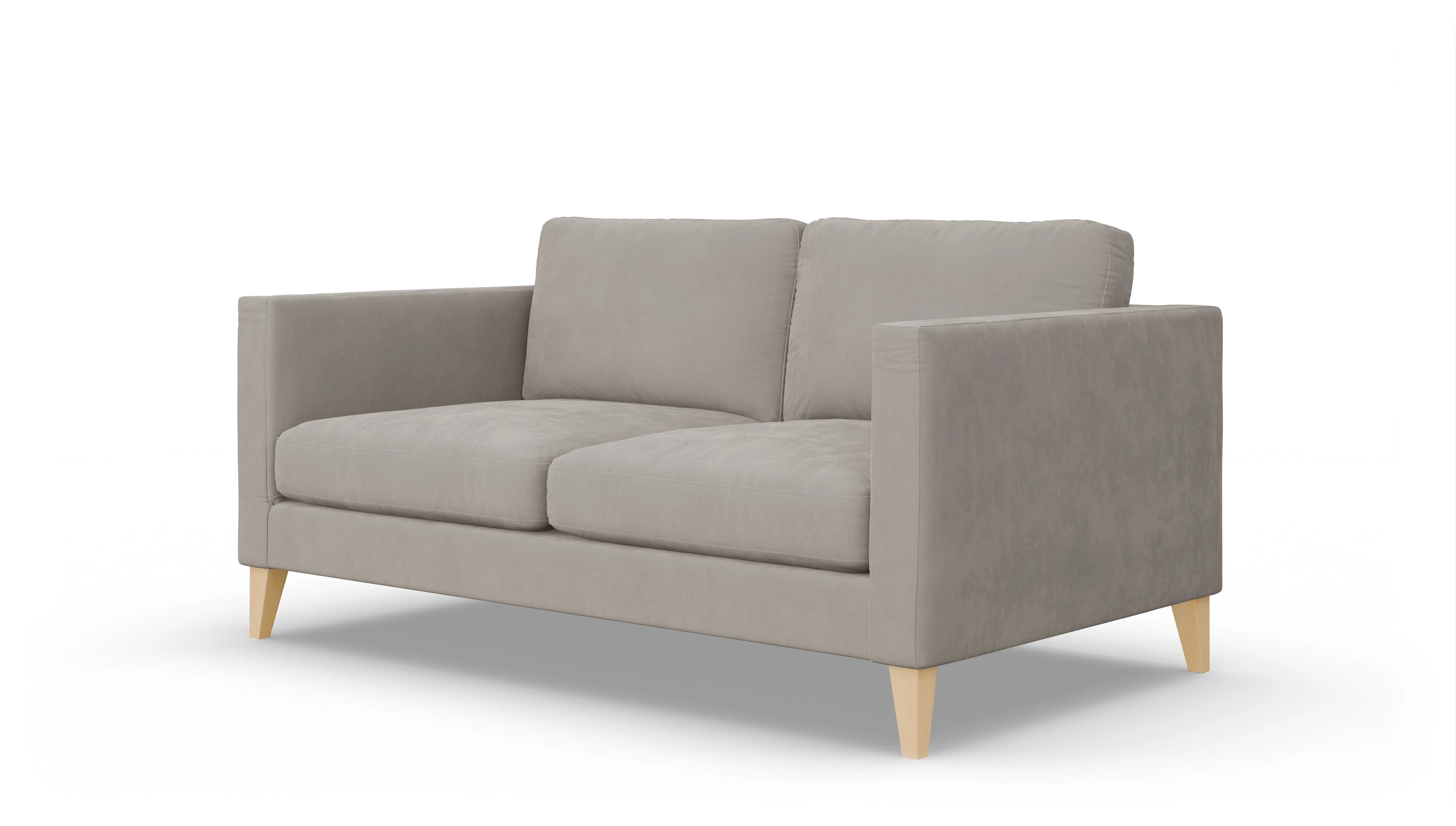 Montes Stoffsofa Ansicht des Produktes Montes 2,5-Sitzer in Samt braun