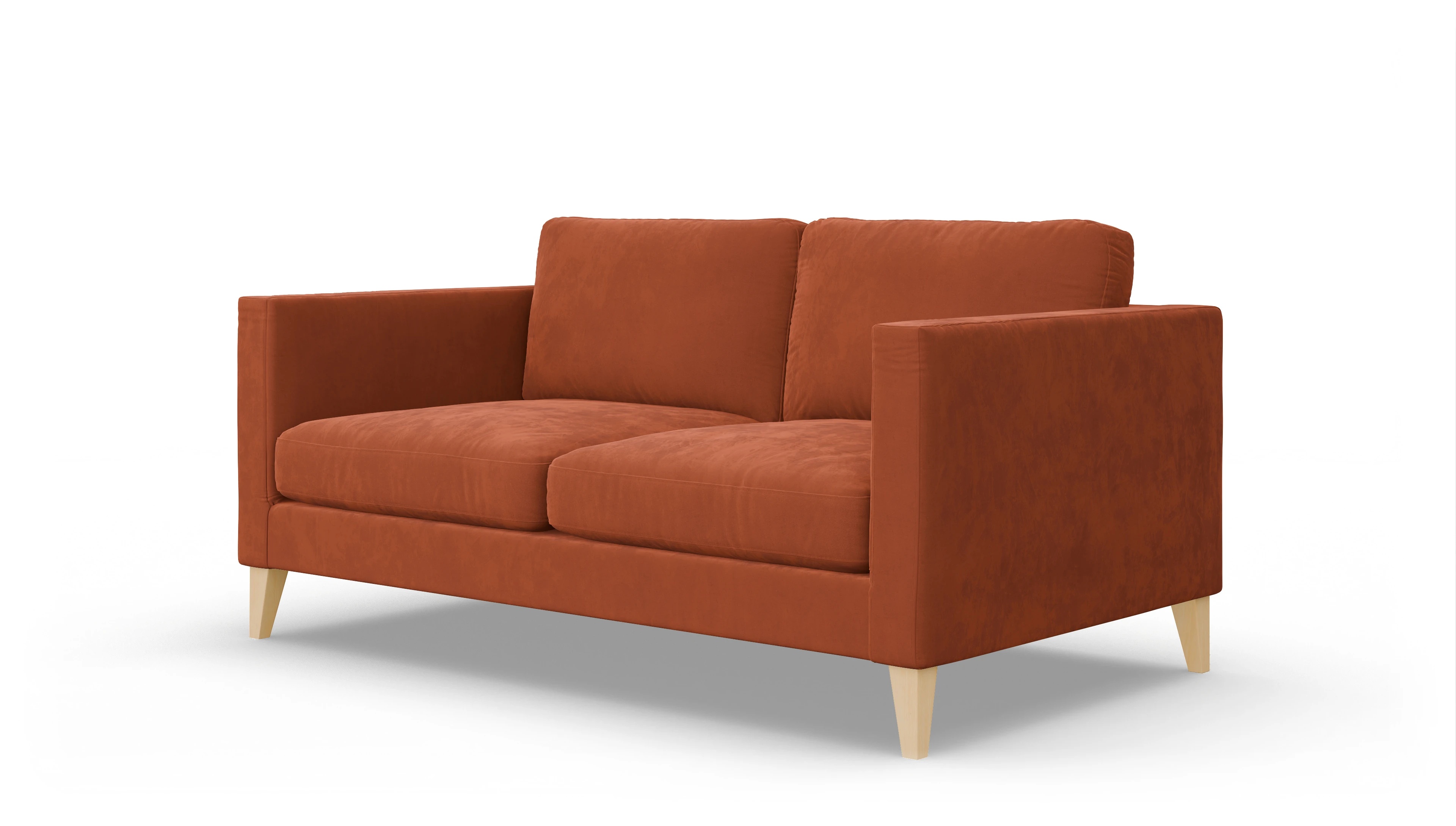Ansicht des Produktes Montes 2,5-Sitzer in Samt orange