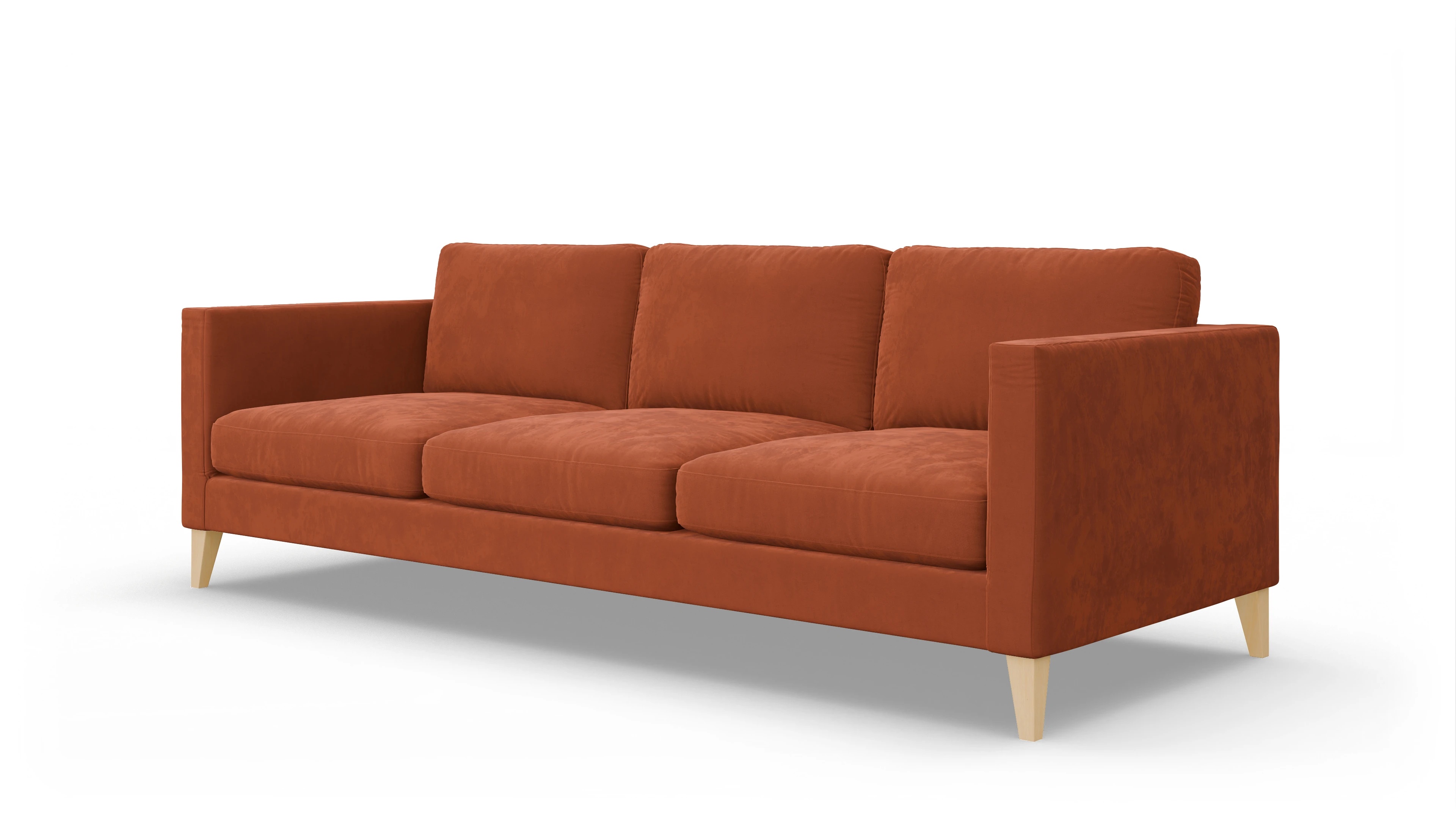 Ansicht des Produktes Montes 4,5-Sitzer in Samt orange