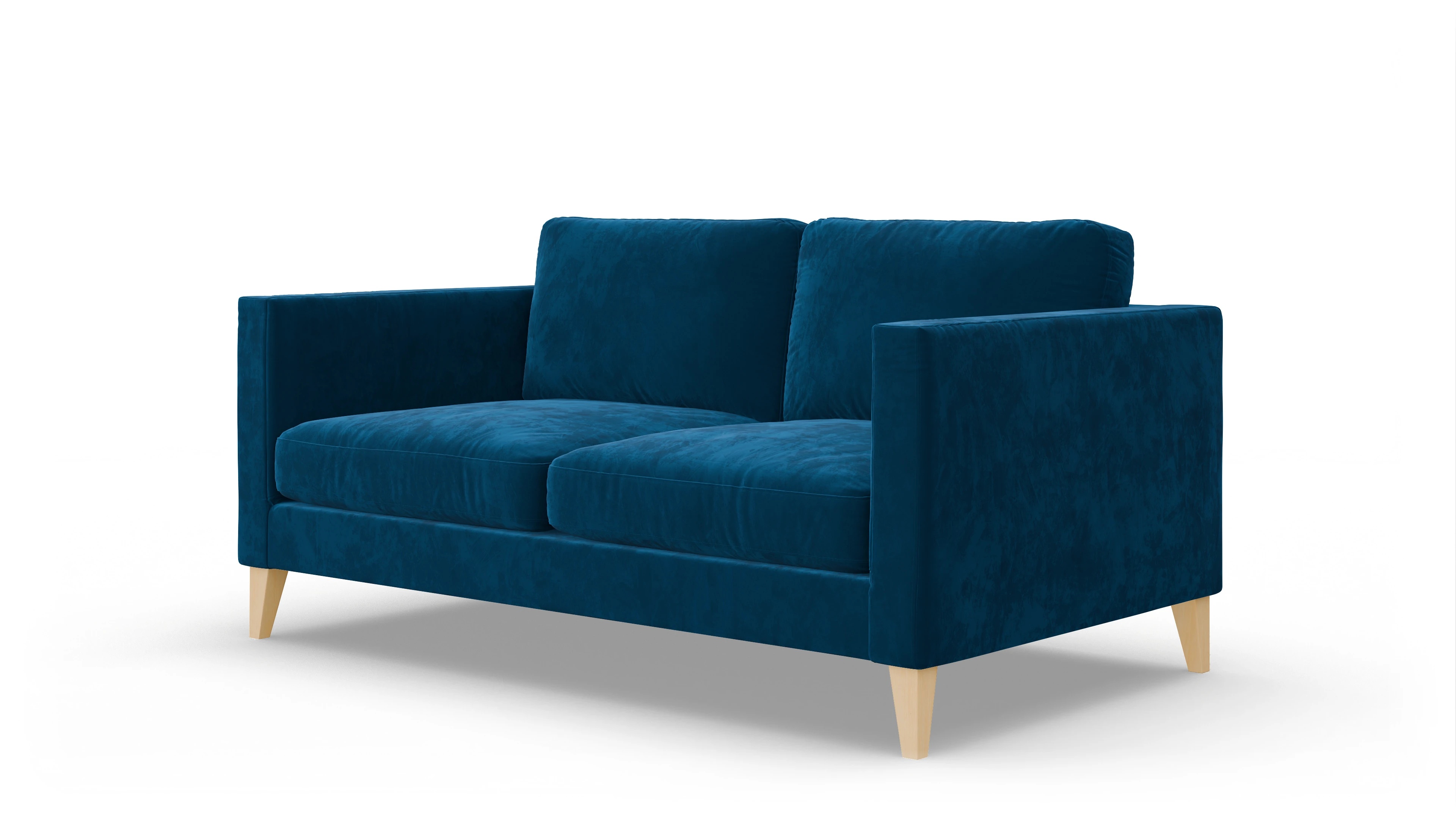Ansicht des Produktes Montes 2,5-Sitzer in Samt blau