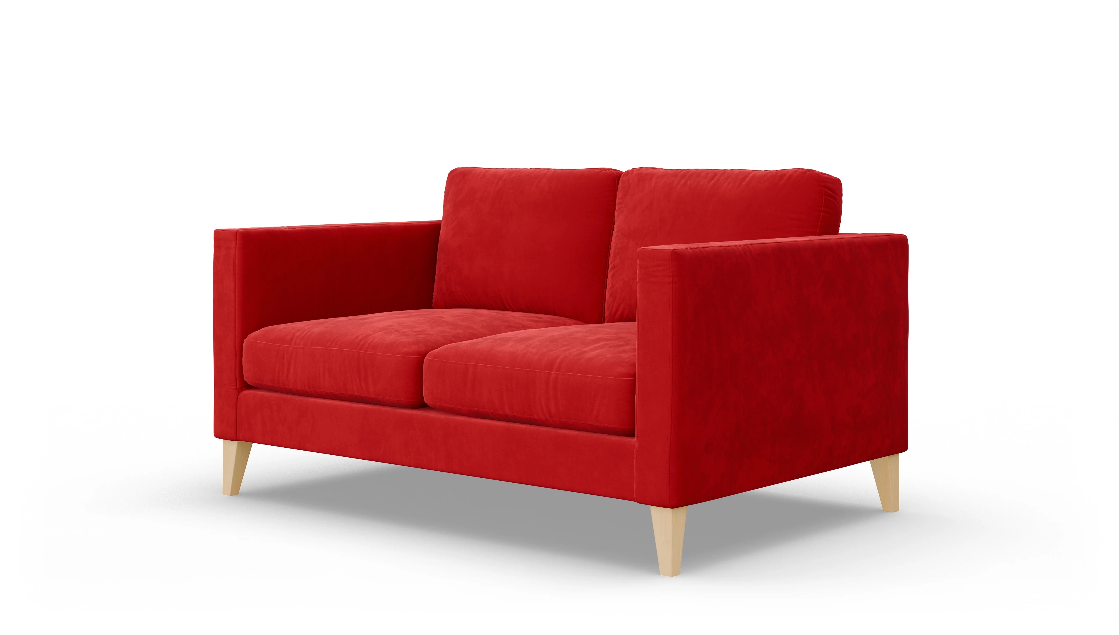 Ansicht des Produktes Montes 2-Sitzer in Samt rot
