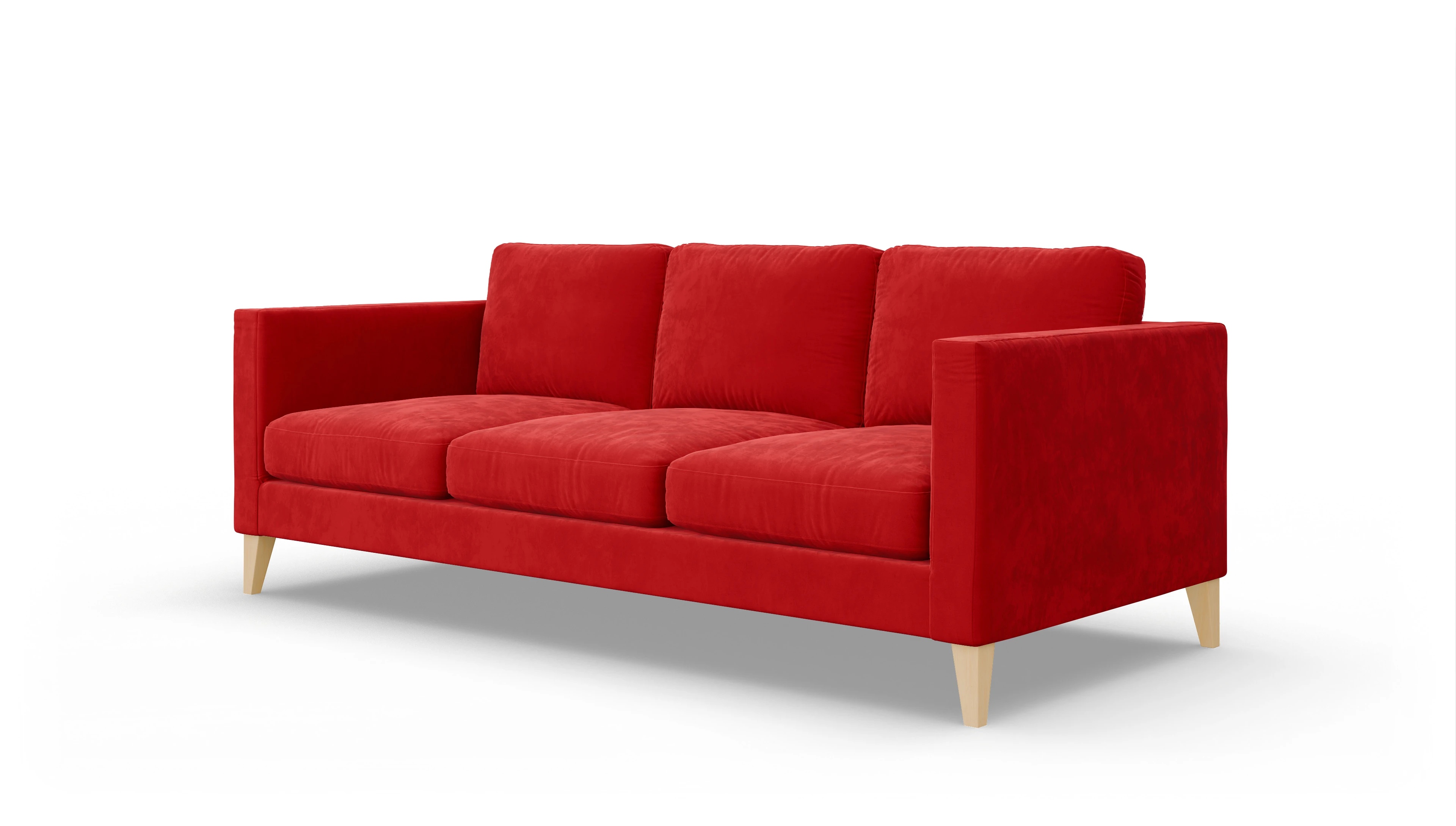 Ansicht des Produktes Montes 4-Sitzer in Samt rot
