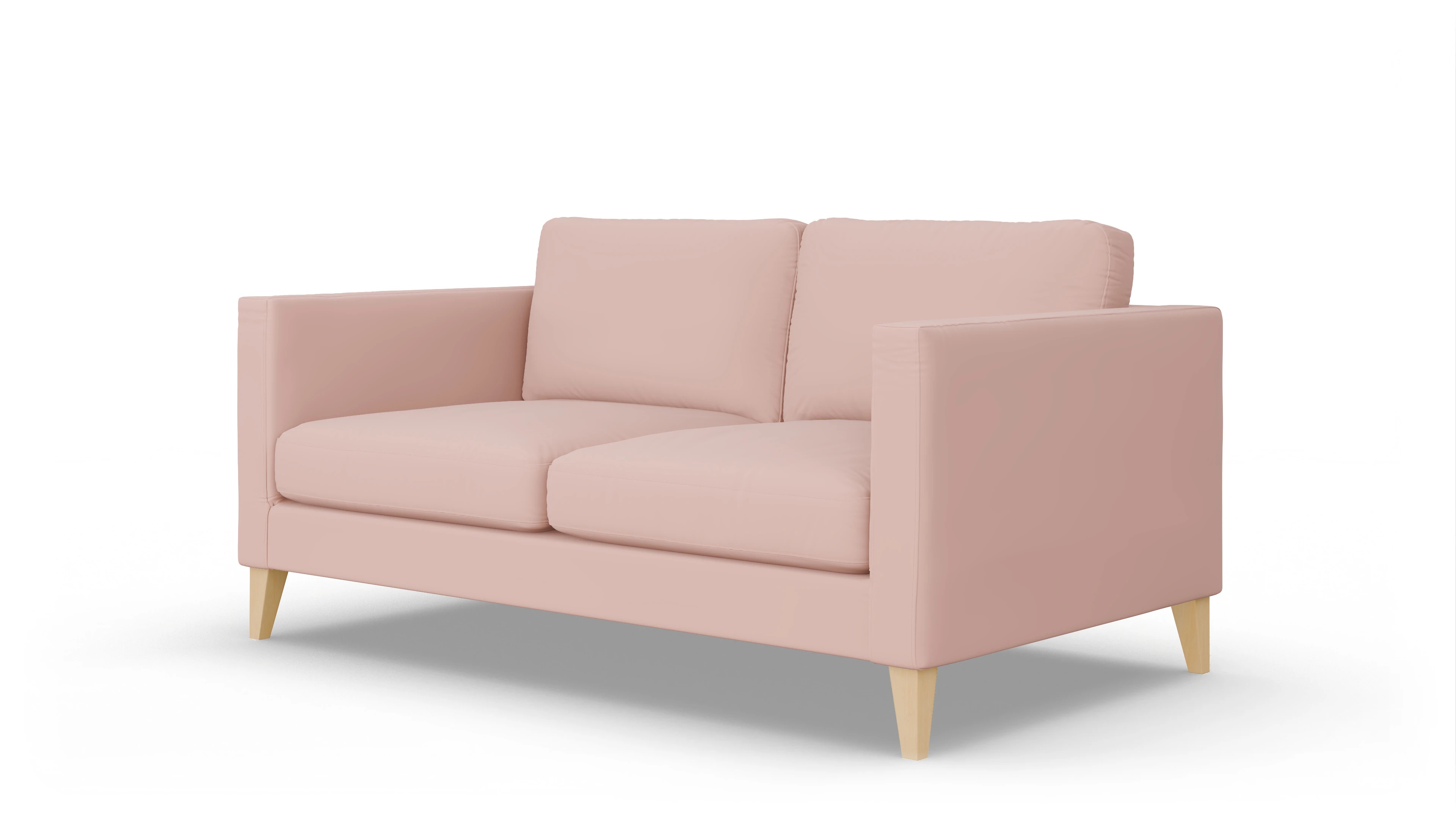 Montes Stoffsofa Ansicht des Produktes Montes 2,5-Sitzer in Samt rot