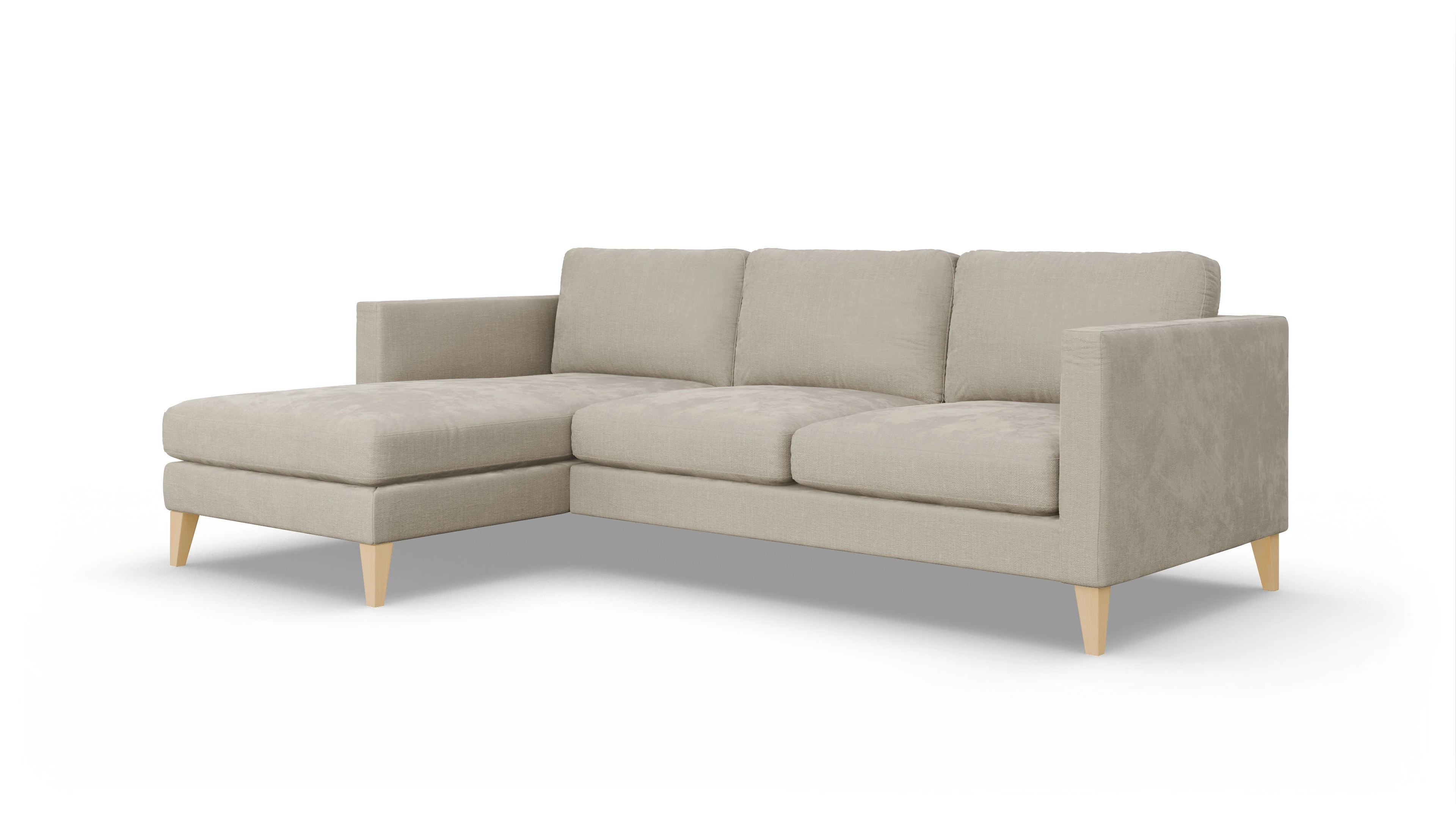 Ansicht des Produktes Montes Sofa mit Rec links in Stoff beige