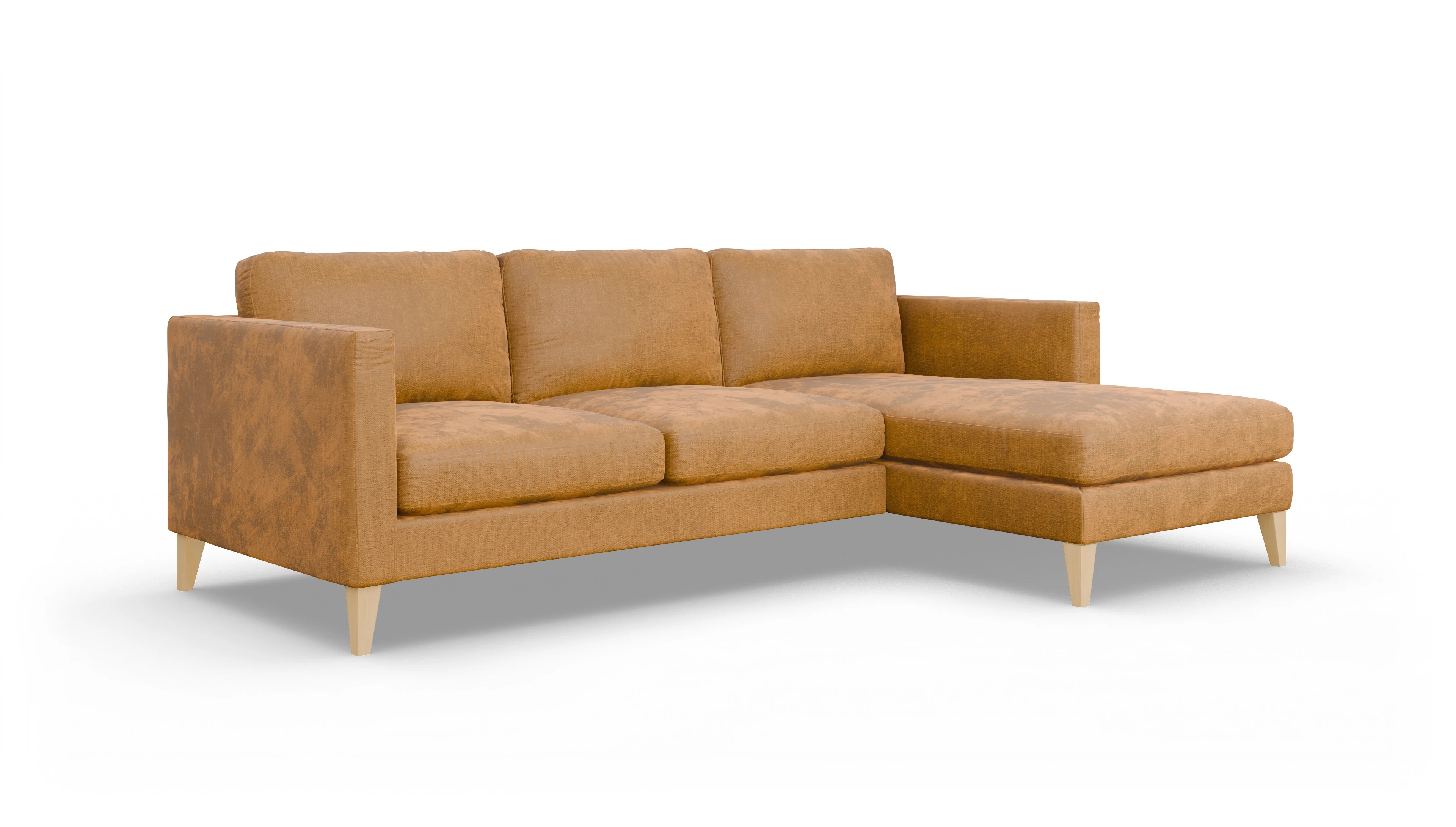 Ansicht des Produktes Montes Sofa mit Rec rechts in Stoff braun