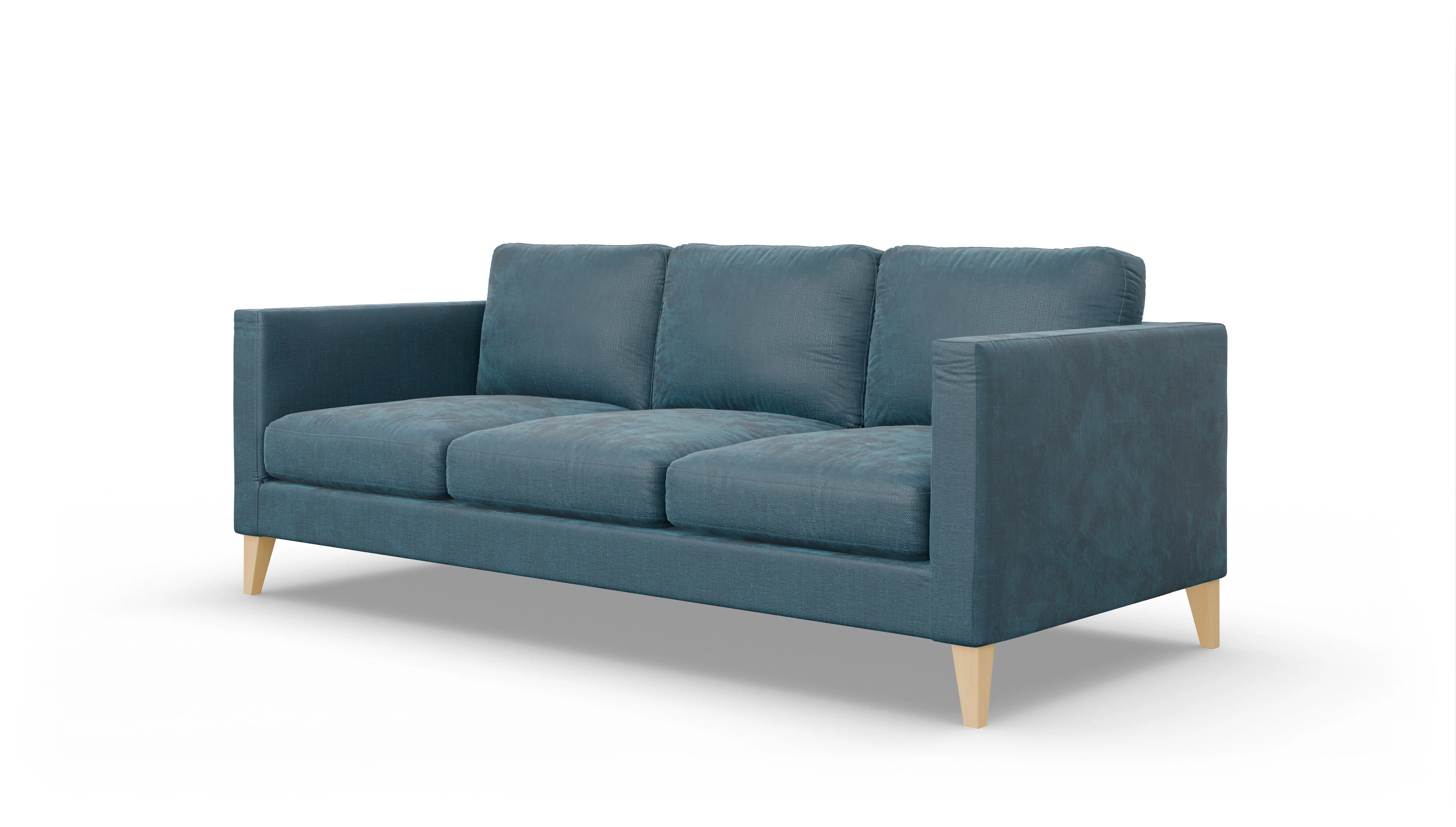 Montes Stoffsofa Ansicht des Produktes Montes 4-Sitzer in Stoff blau