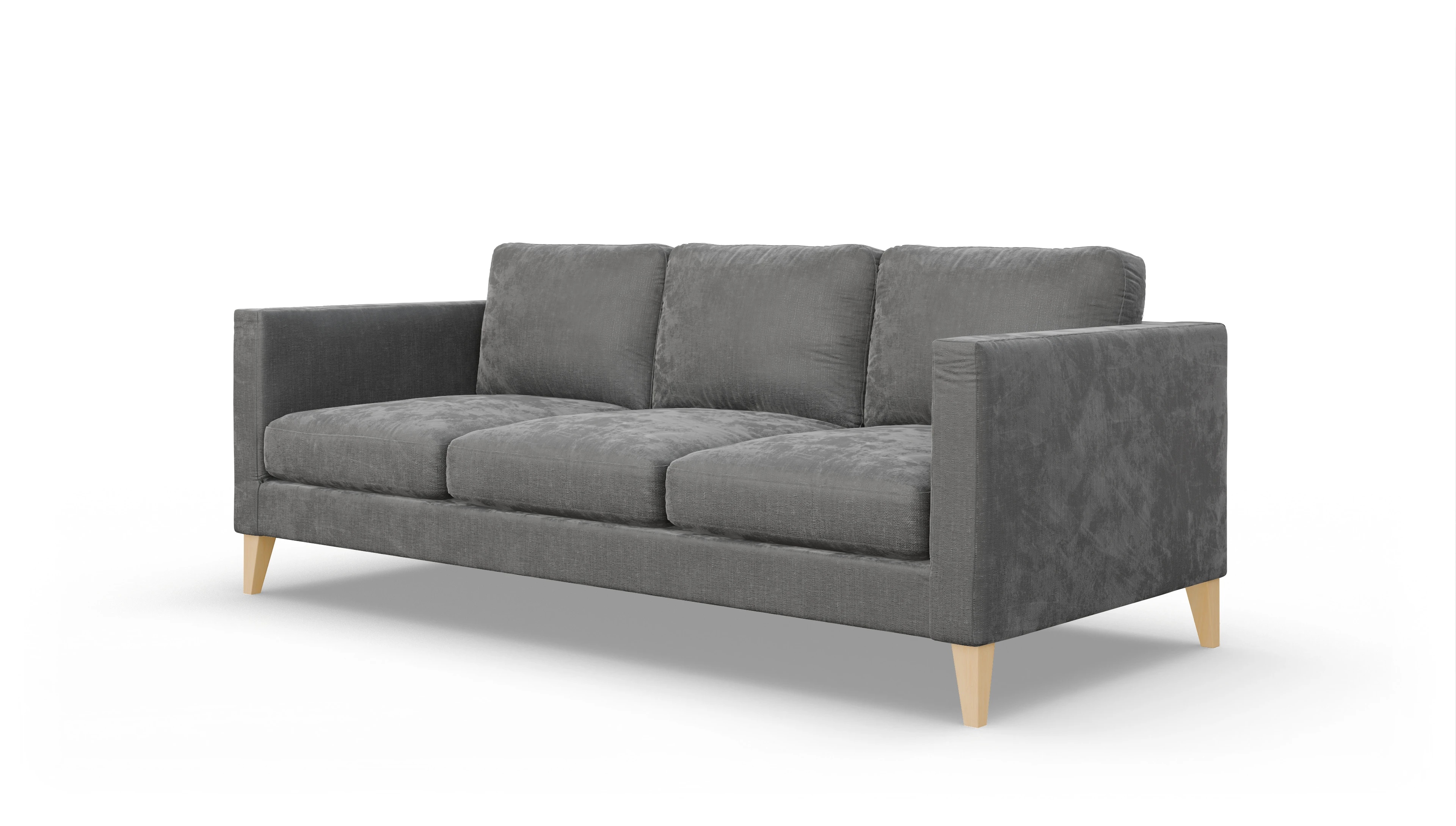 Montes Stoffsofa Ansicht des Produktes Montes 4-Sitzer in Stoff grau