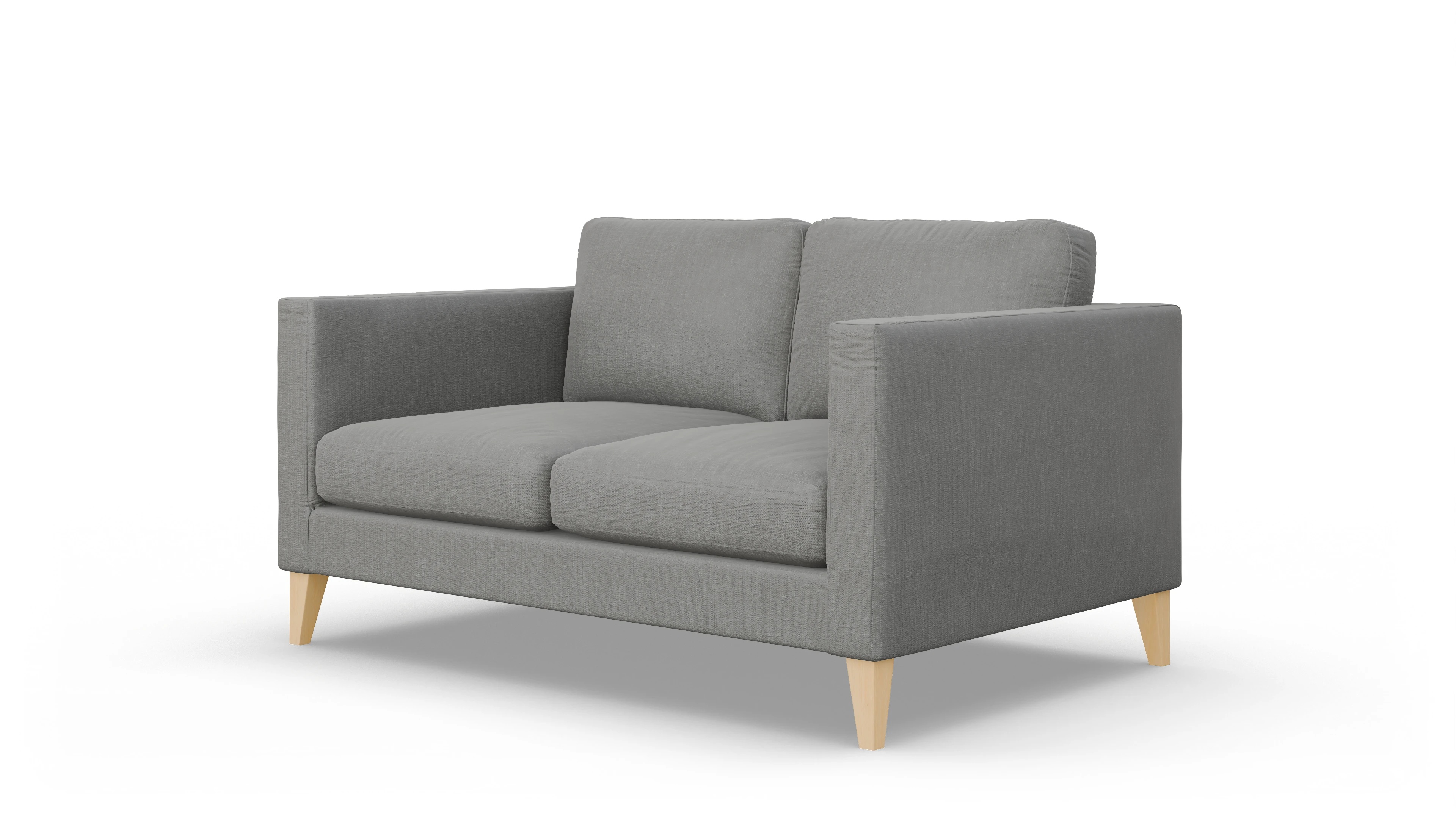 Montes Stoffsofa Ansicht des Produktes Montes 2-Sitzer in Stoff grau