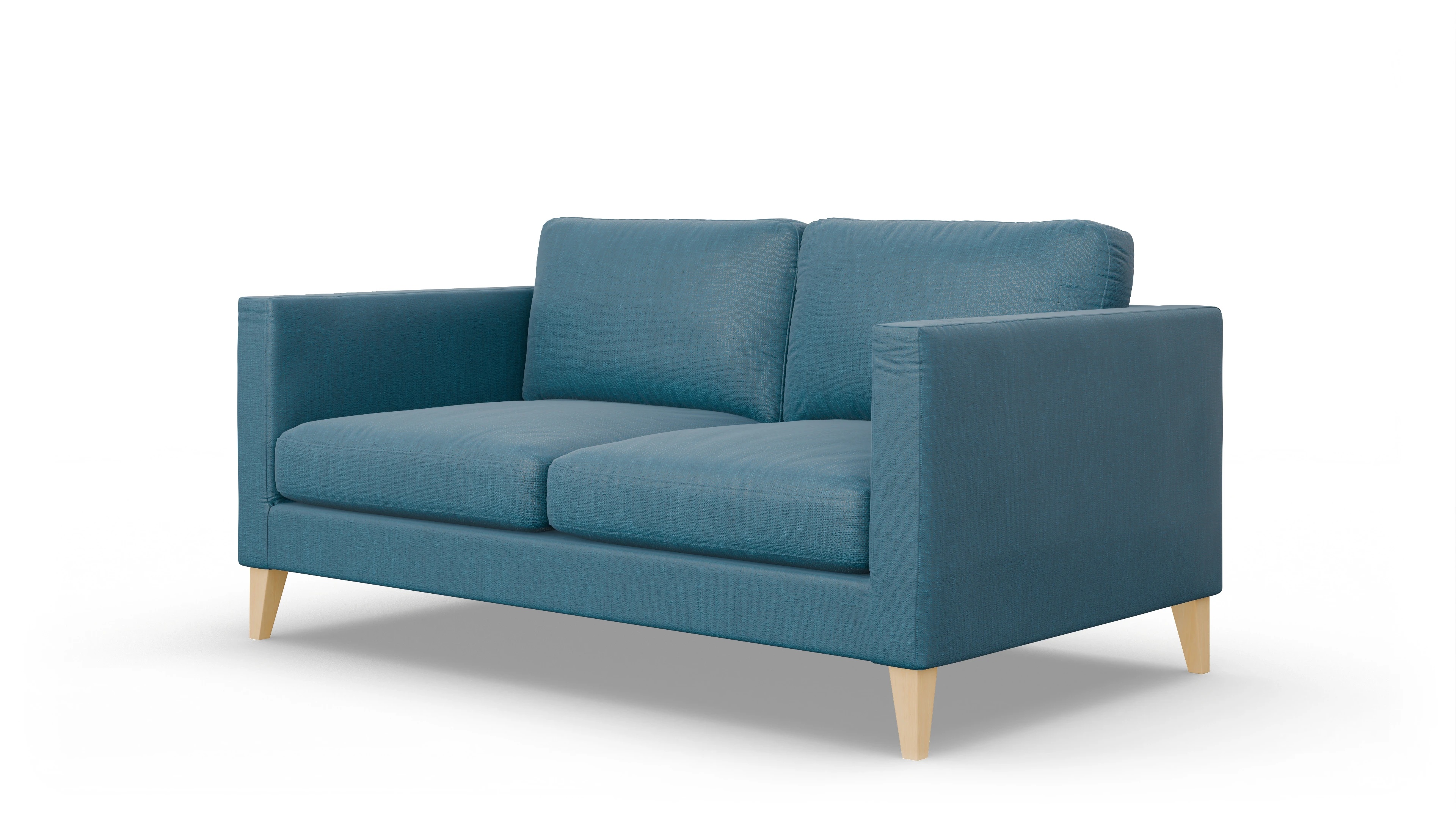 Montes Stoffsofa Ansicht des Produktes Montes 2,5-Sitzer in Stoff blau