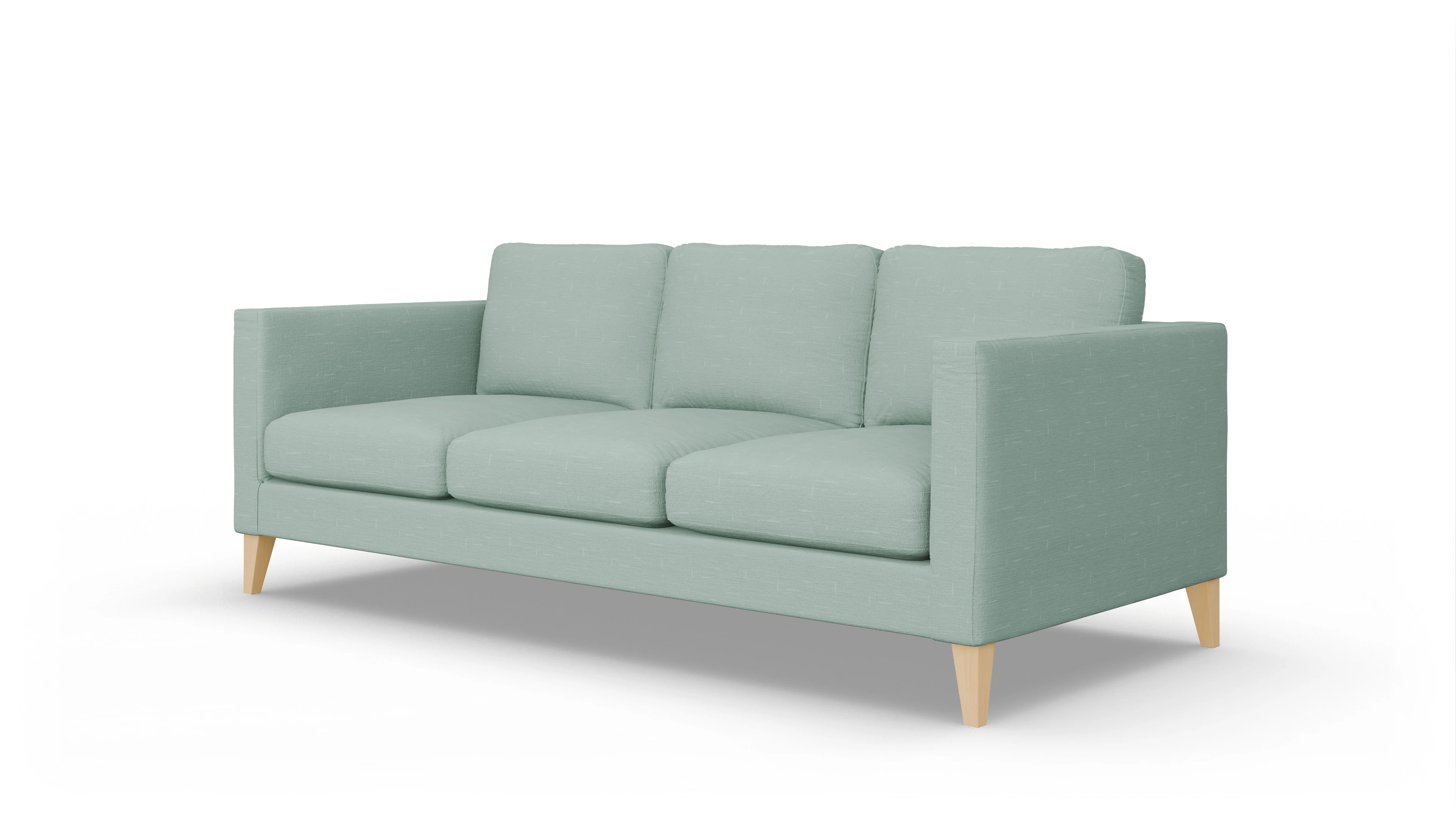 Montes Stoffsofa Ansicht des Produktes Montes 4-Sitzer in Stoff grün