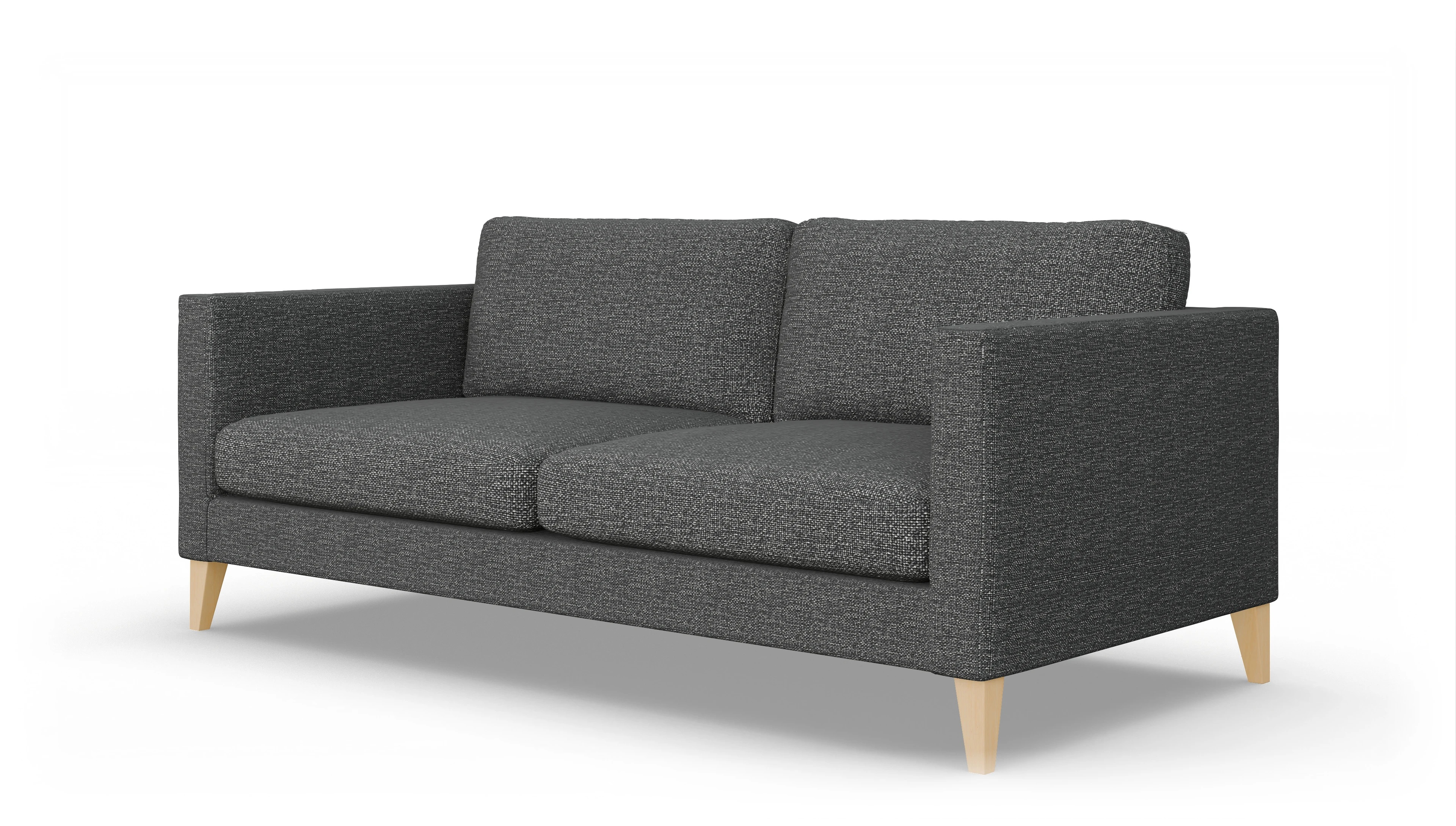 Montes Stoffsofa Ansicht des Produktes Montes 3,5-Sitzer in Stoff grau