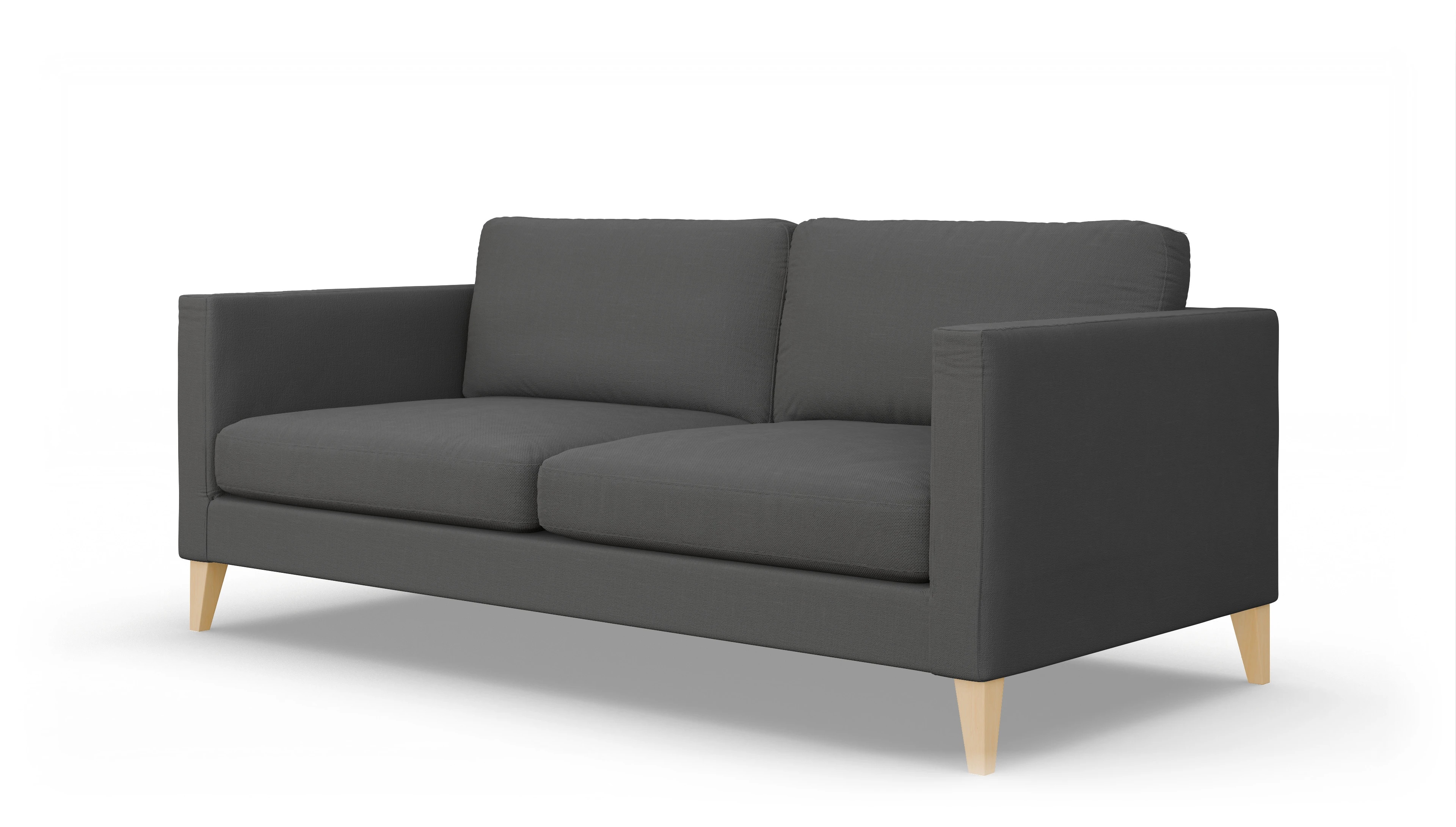 Ansicht des Produktes Montes 3,5-Sitzer in Stoff schwarz