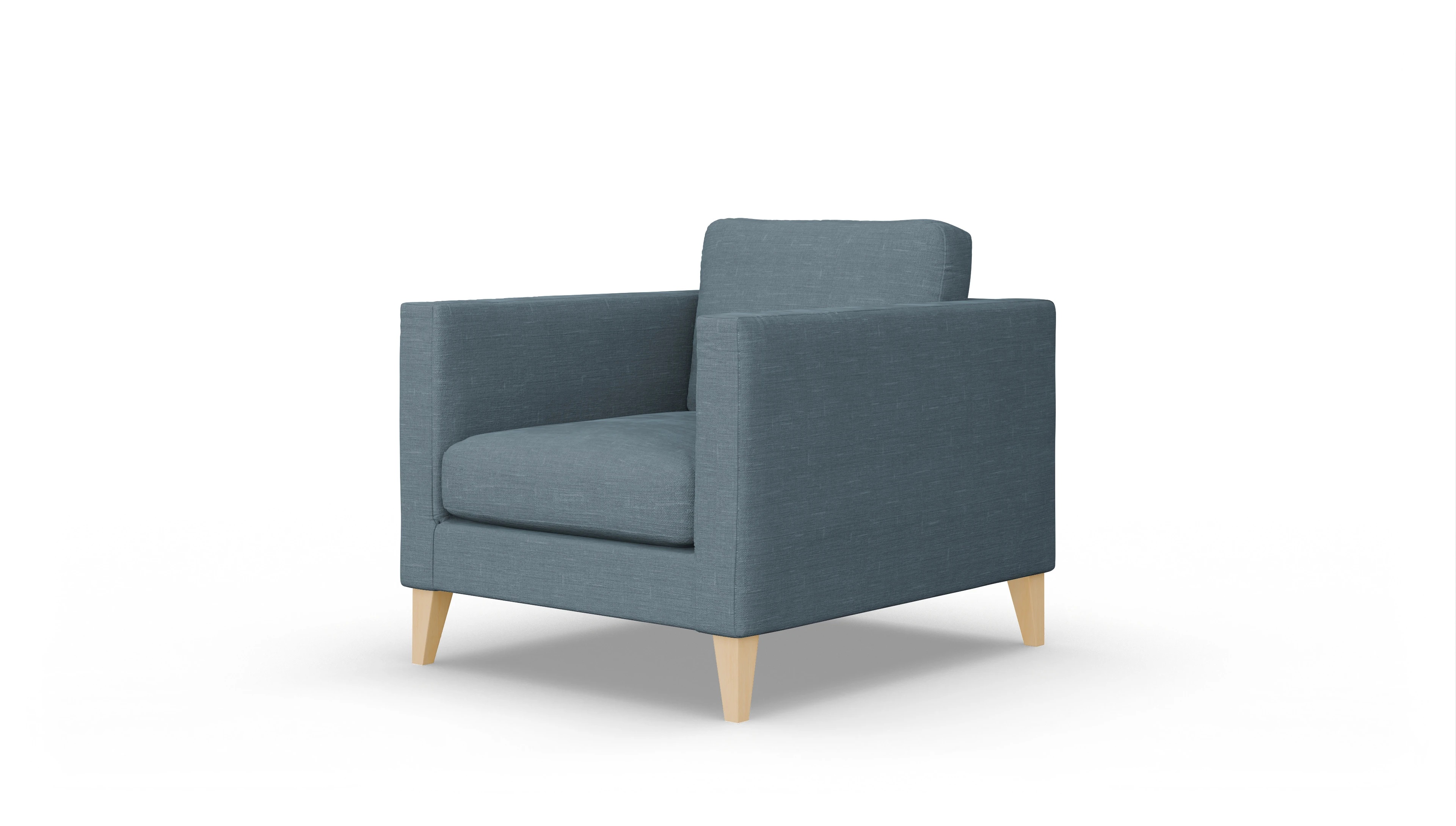 Ansicht des Produktes Montes Sessel in Stoff blau