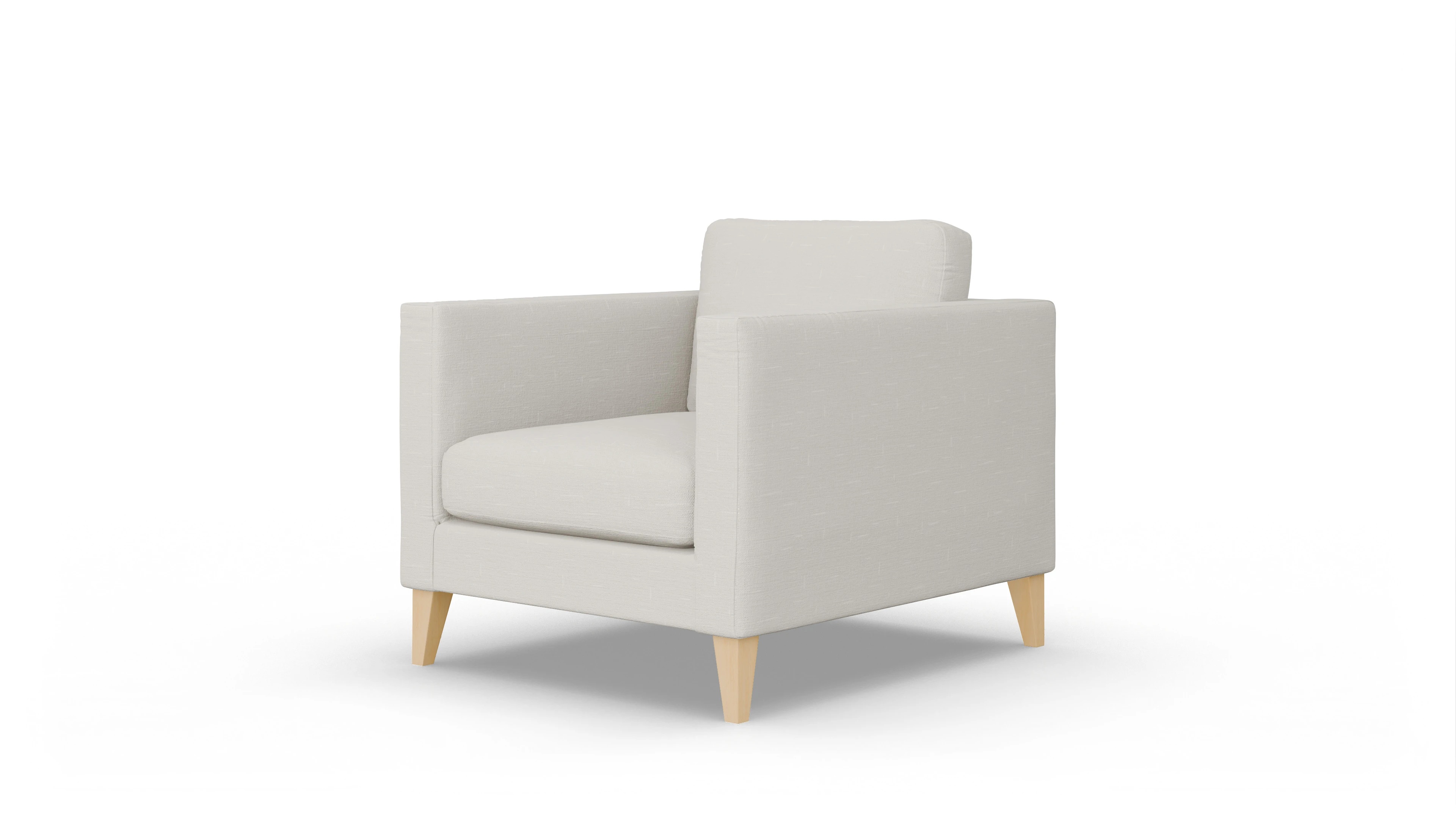 Ansicht des Produktes Montes Sessel in Stoff weiß