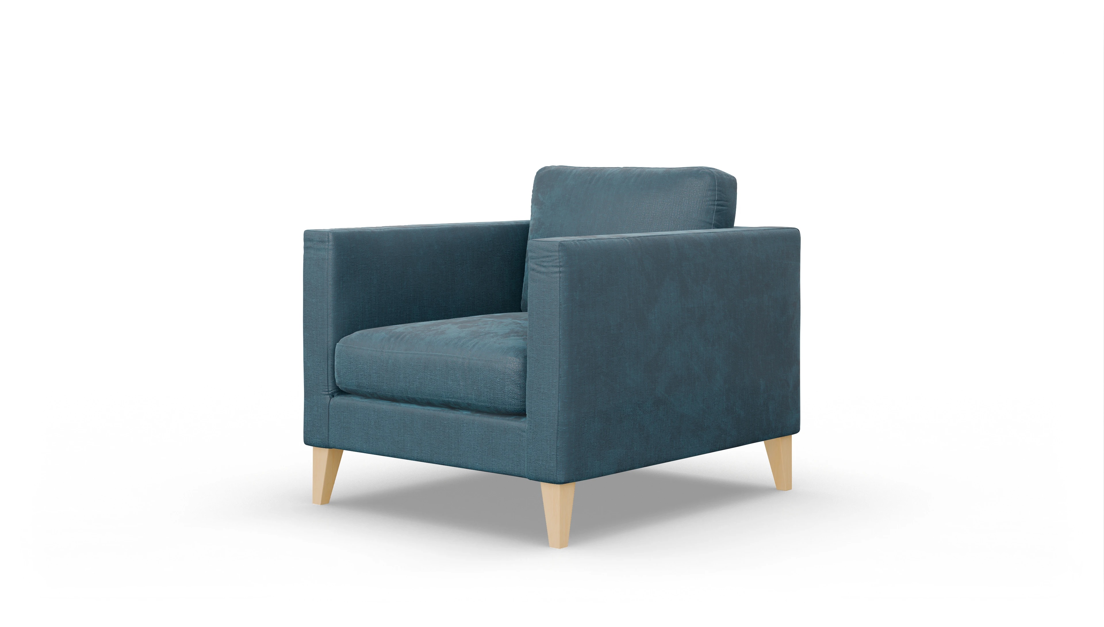 Ansicht des Produktes Montes Sessel in Stoff blau