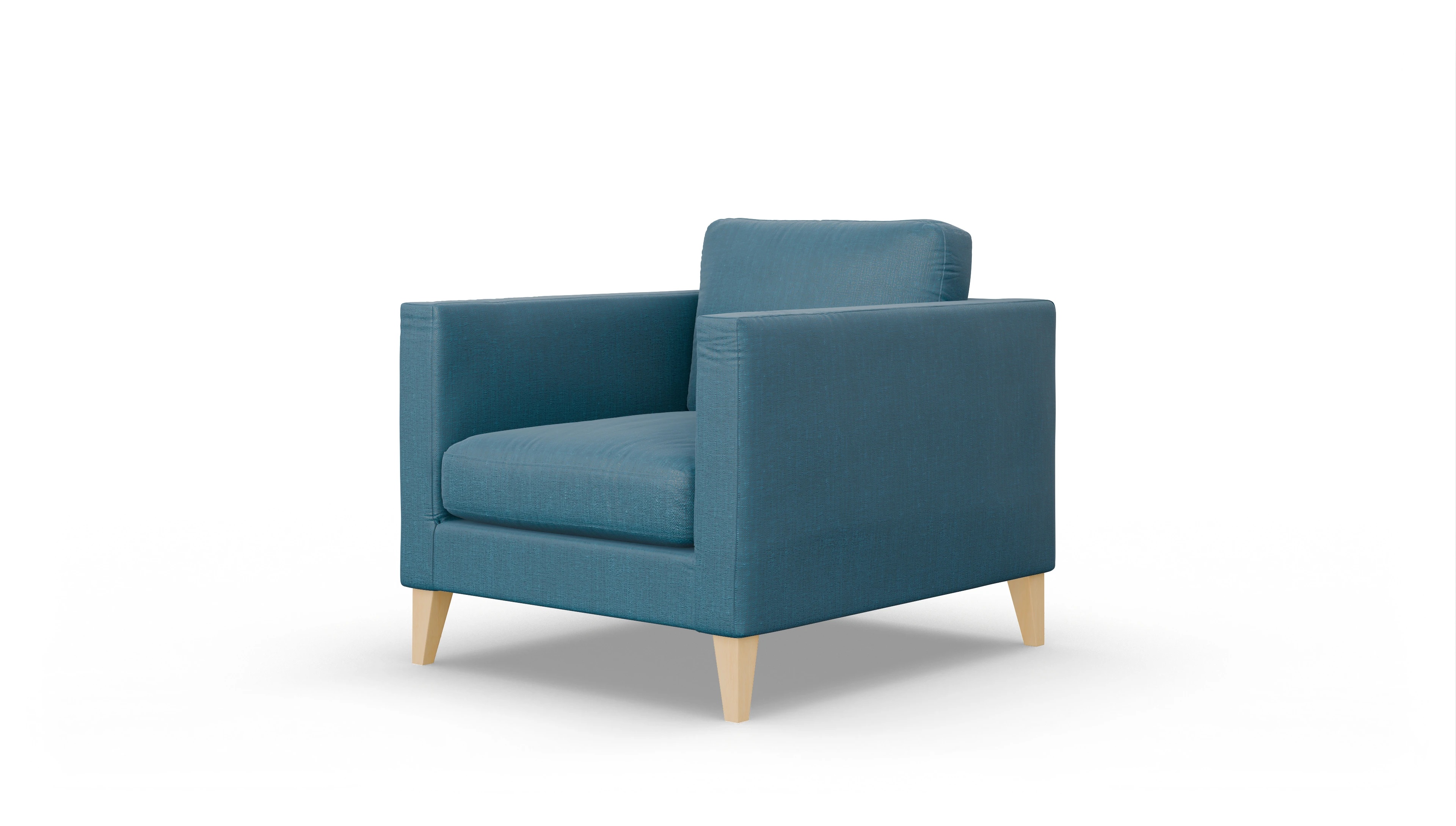 Ansicht des Produktes Montes Sessel in Stoff blau