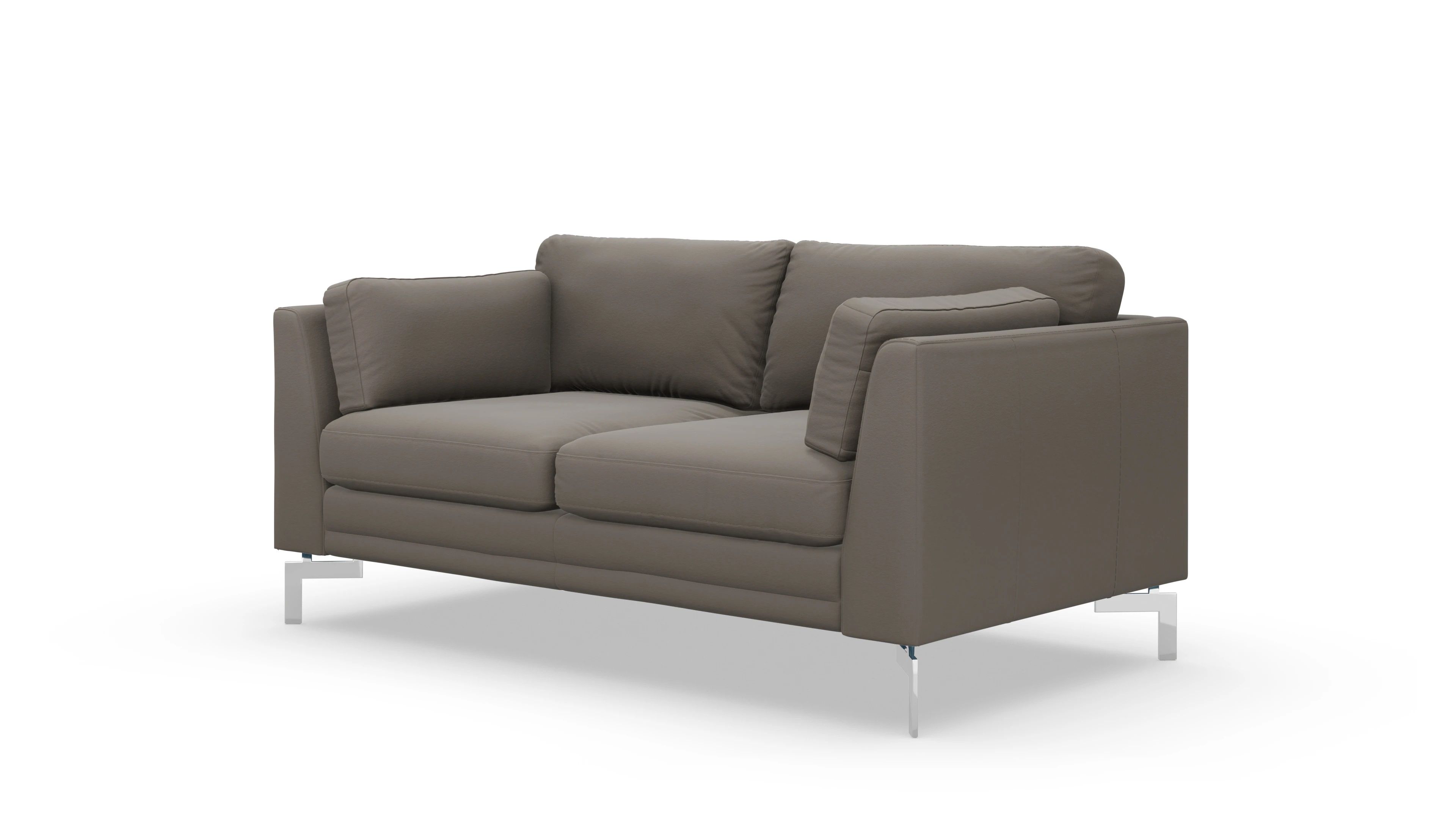 Ansicht des Produktes Lexington 2-Sitzer in Leder grau