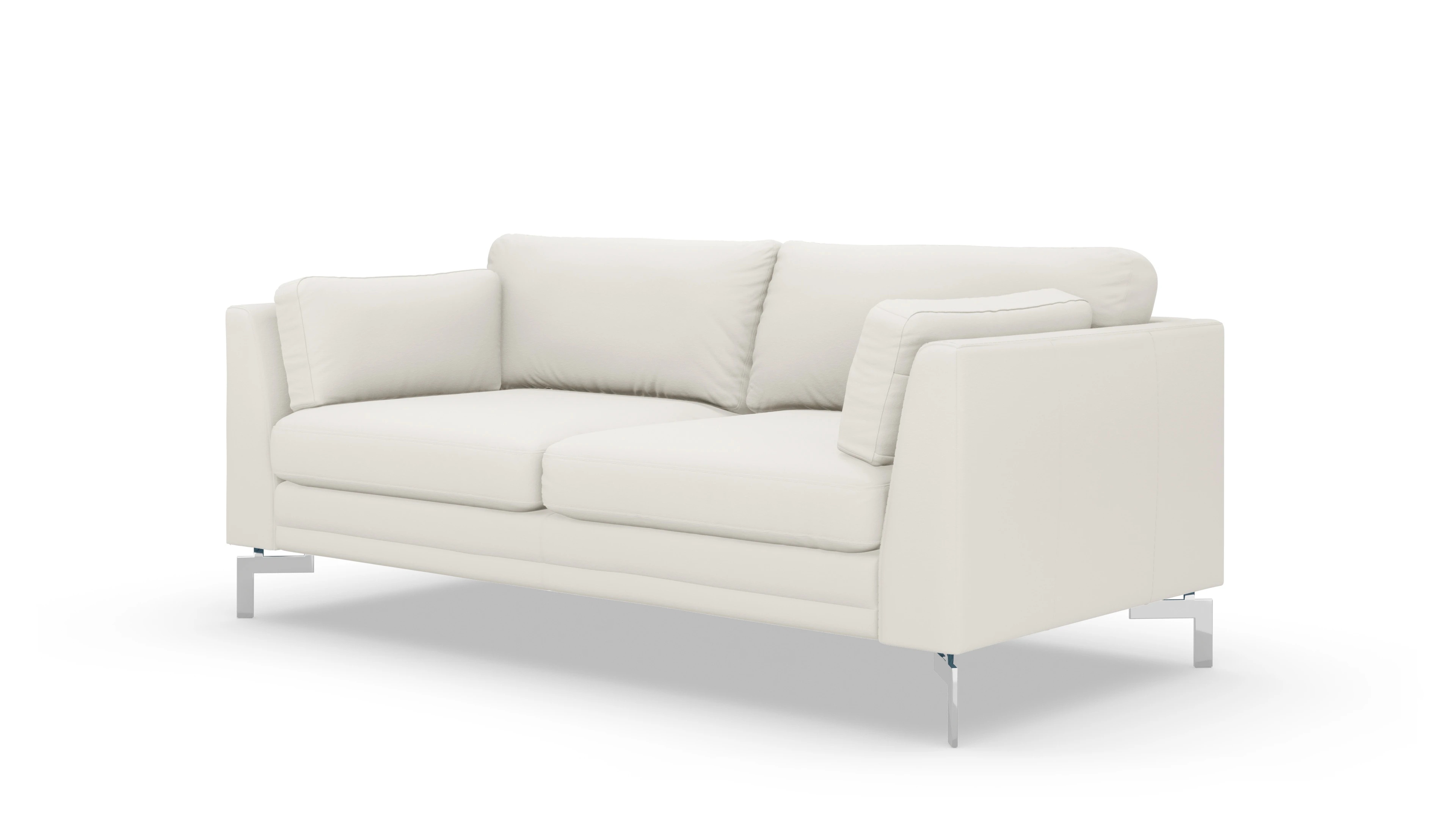 Ansicht des Produktes Lexington 2,5-Sitzer in Leder weiß