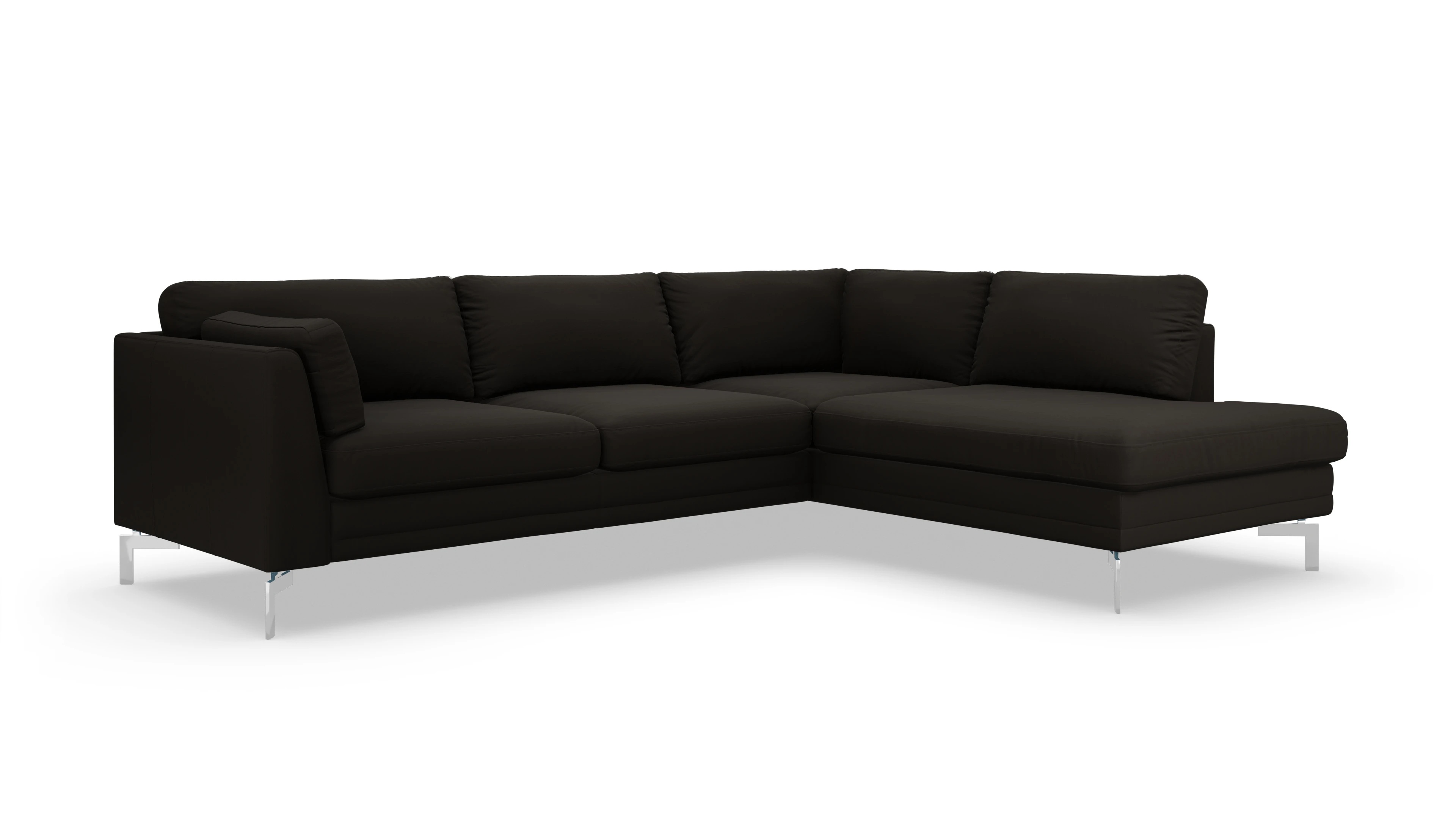 Ansicht des Produktes Lexington Sofa mit Rec rechts in Leder braun