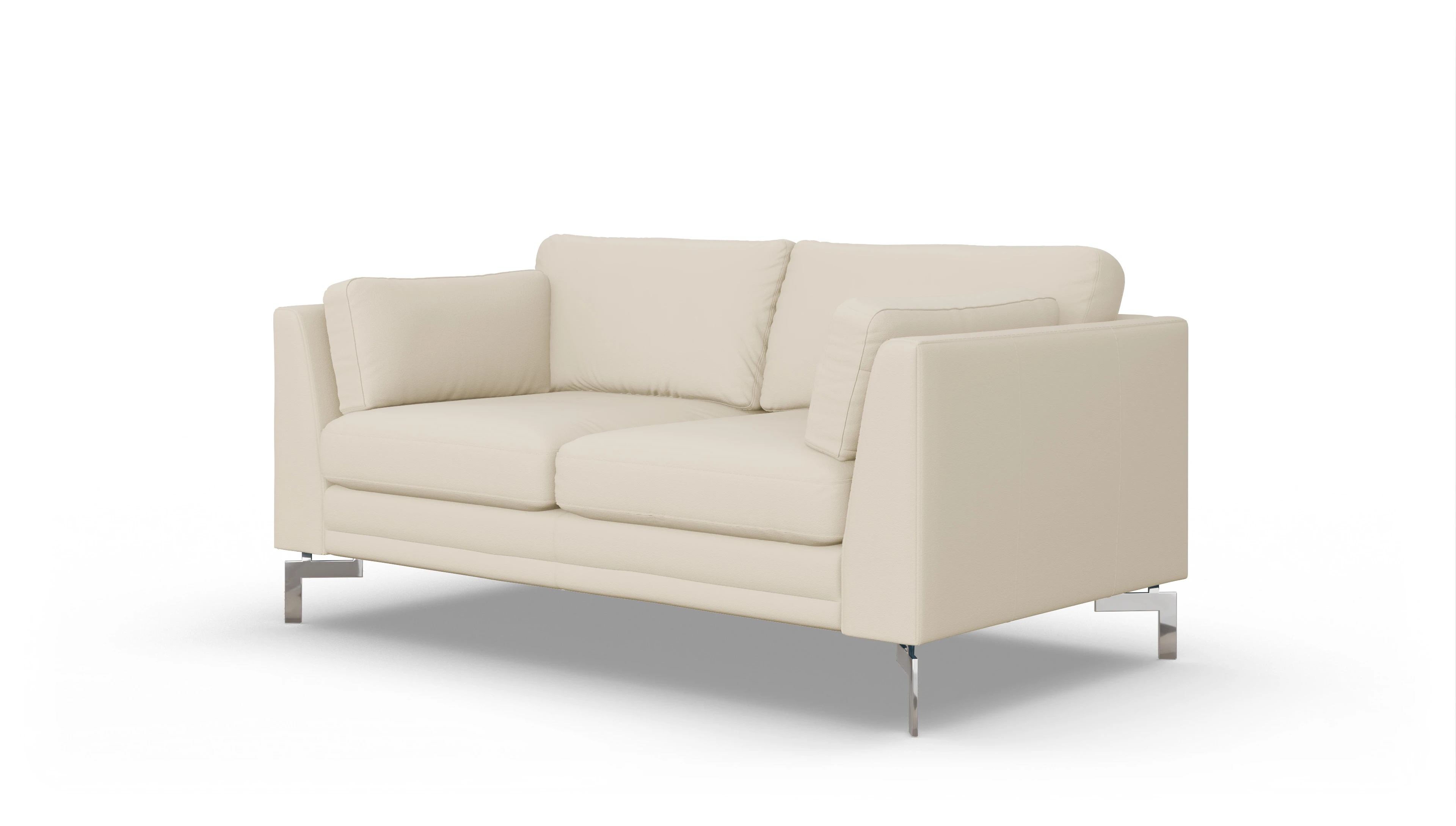 Ansicht des Produktes Lexington 2-Sitzer in Leder weiß