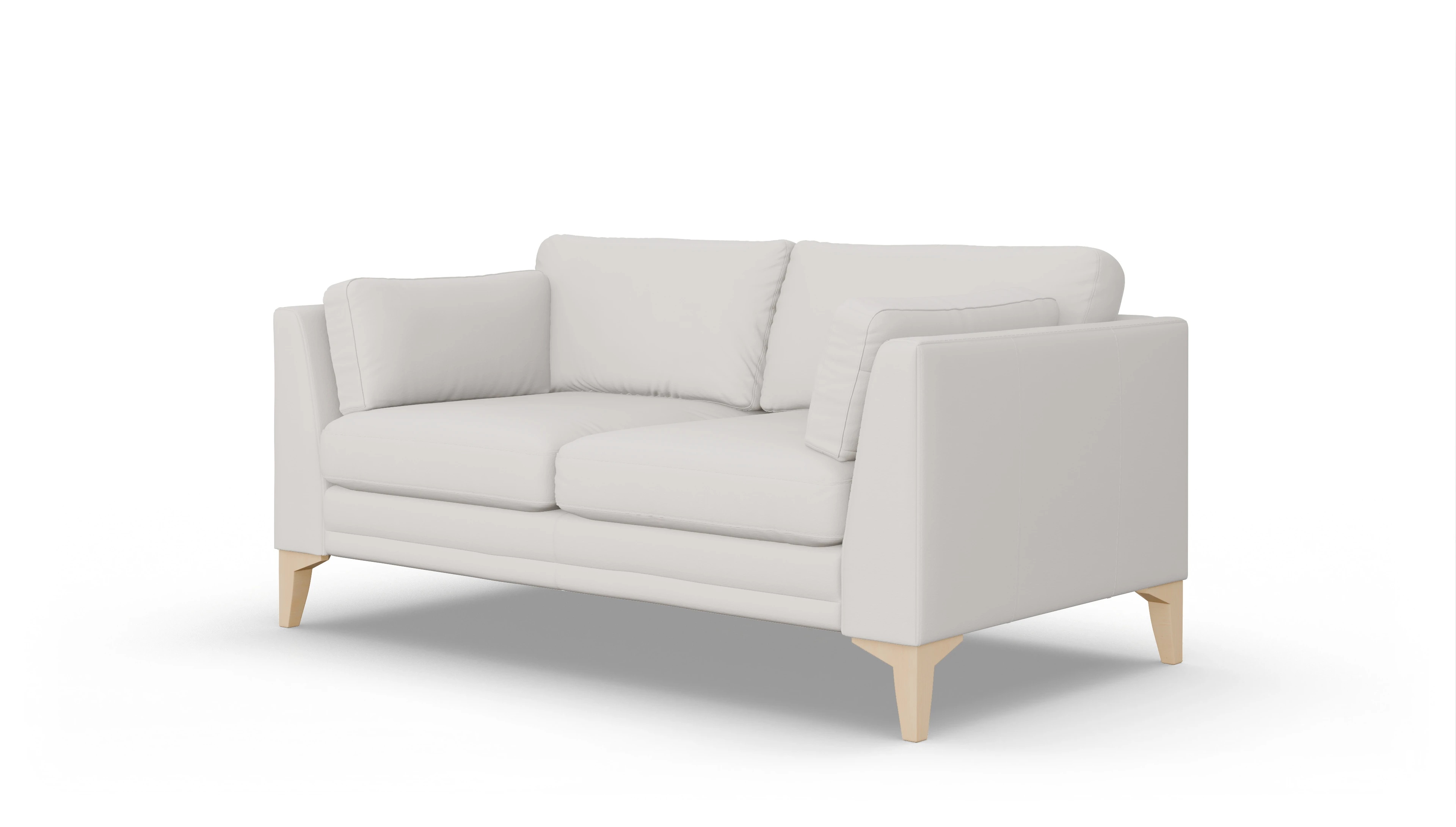 Ansicht des Produktes Village 2-Sitzer in Leder weiß