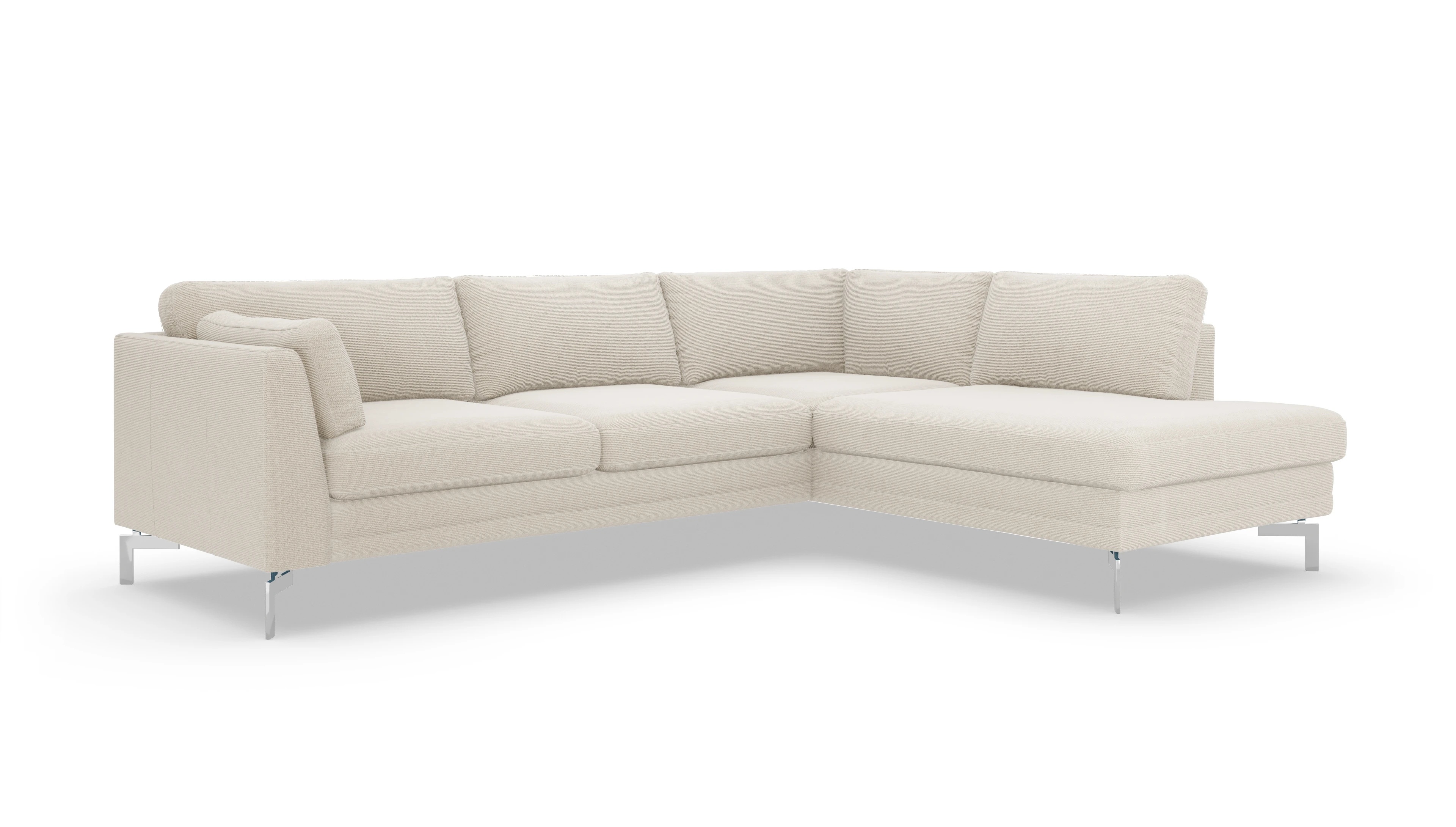 Ansicht des Produktes Lexington Sofa mit Rec rechts in Stoff weiß