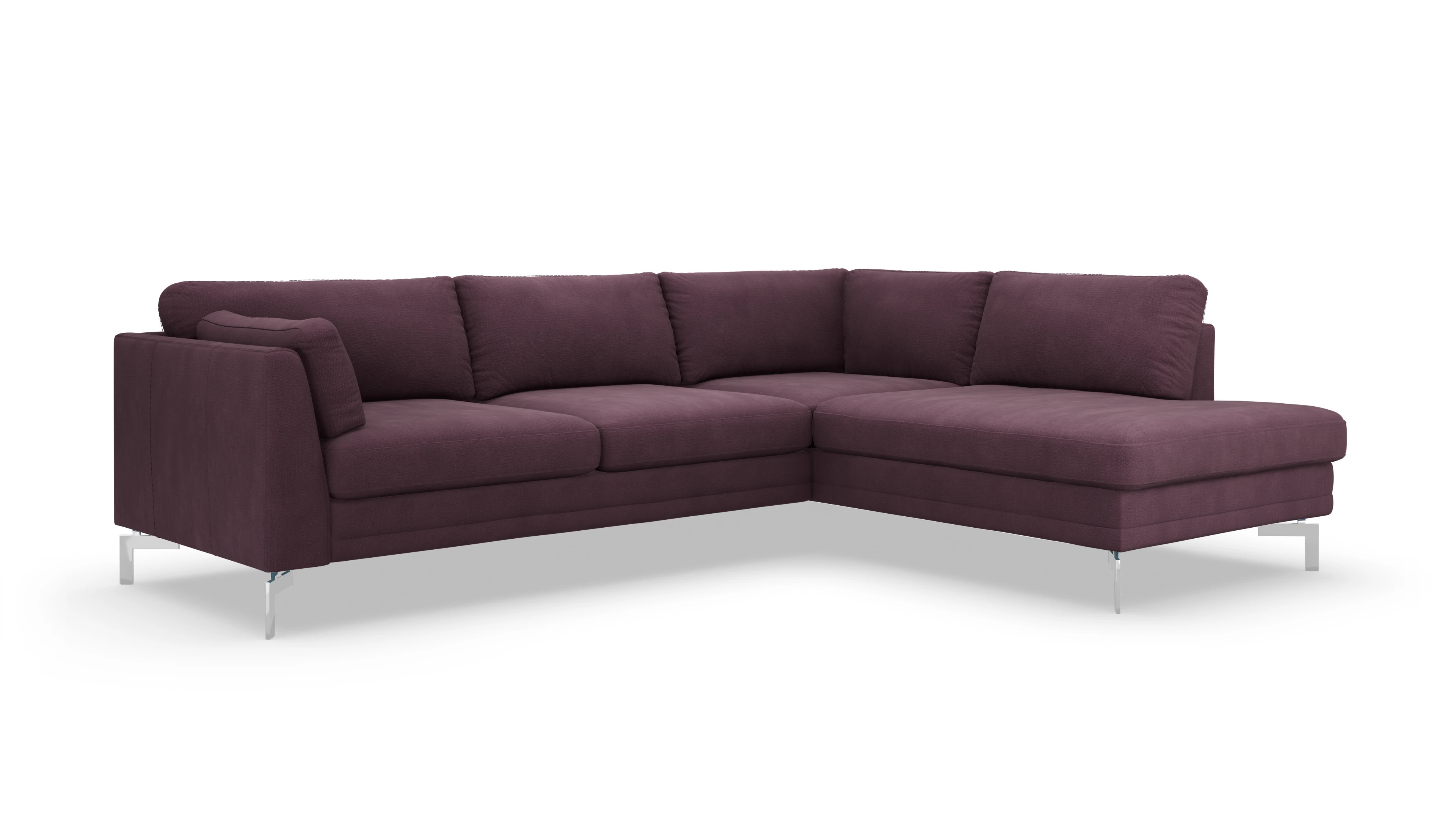 Lexington Stoffsofa Ansicht des Produktes Lexington Sofa mit Rec rechts in Samt rot