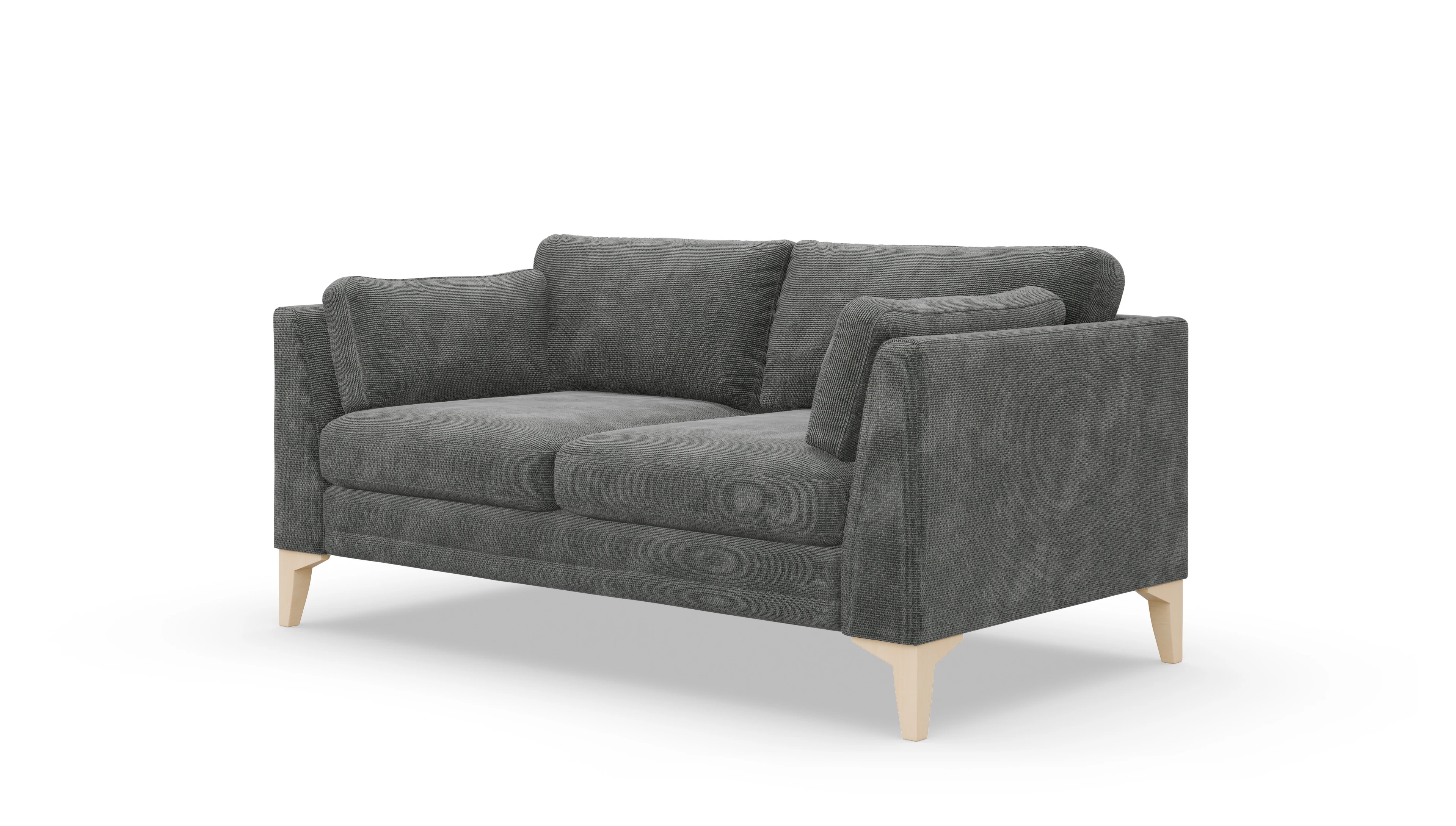 Village Stoffsofa Ansicht des Produktes Village 2-Sitzer in Stoff grau