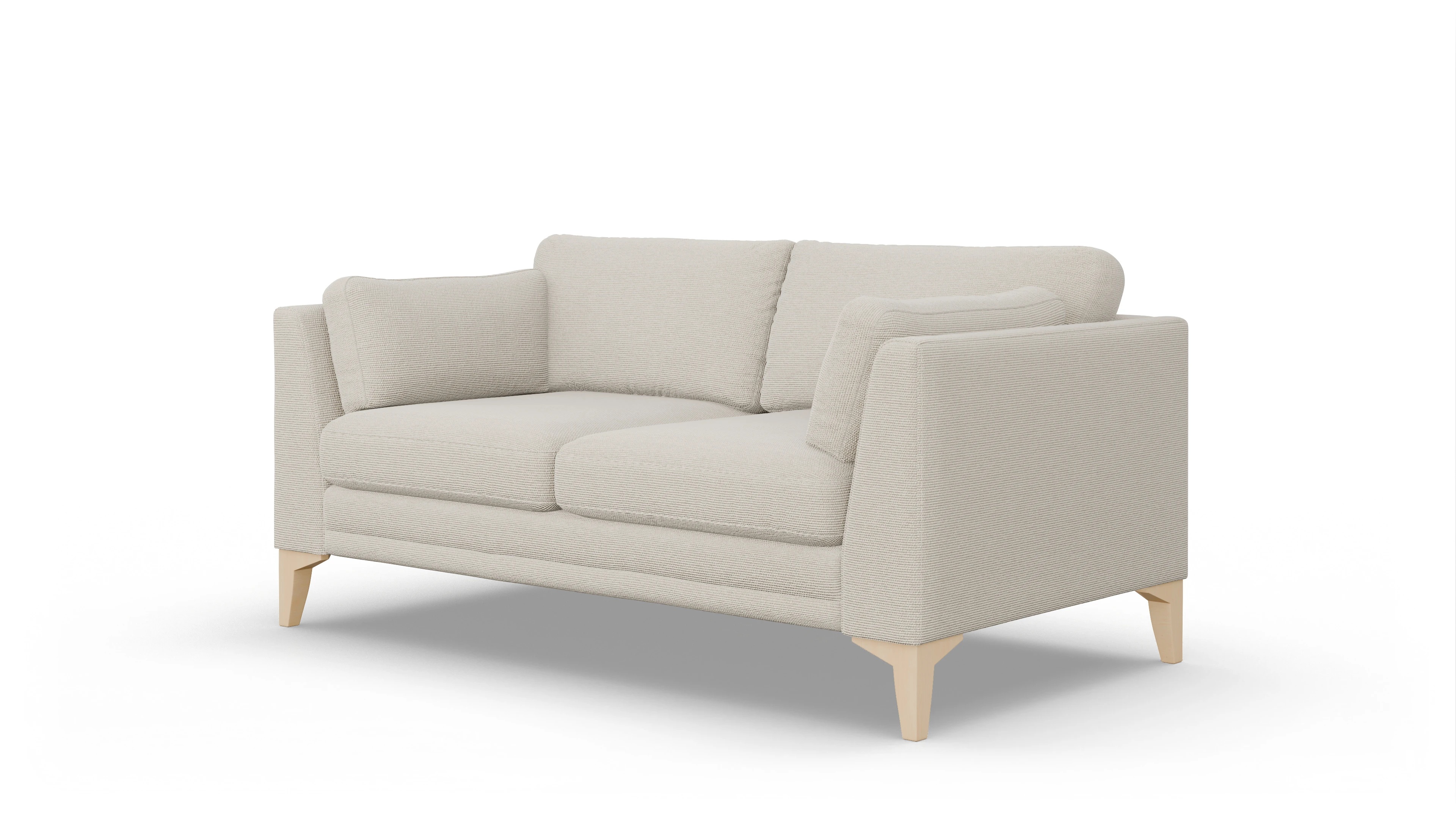 Ansicht des Produktes Village 2-Sitzer in Stoff weiß