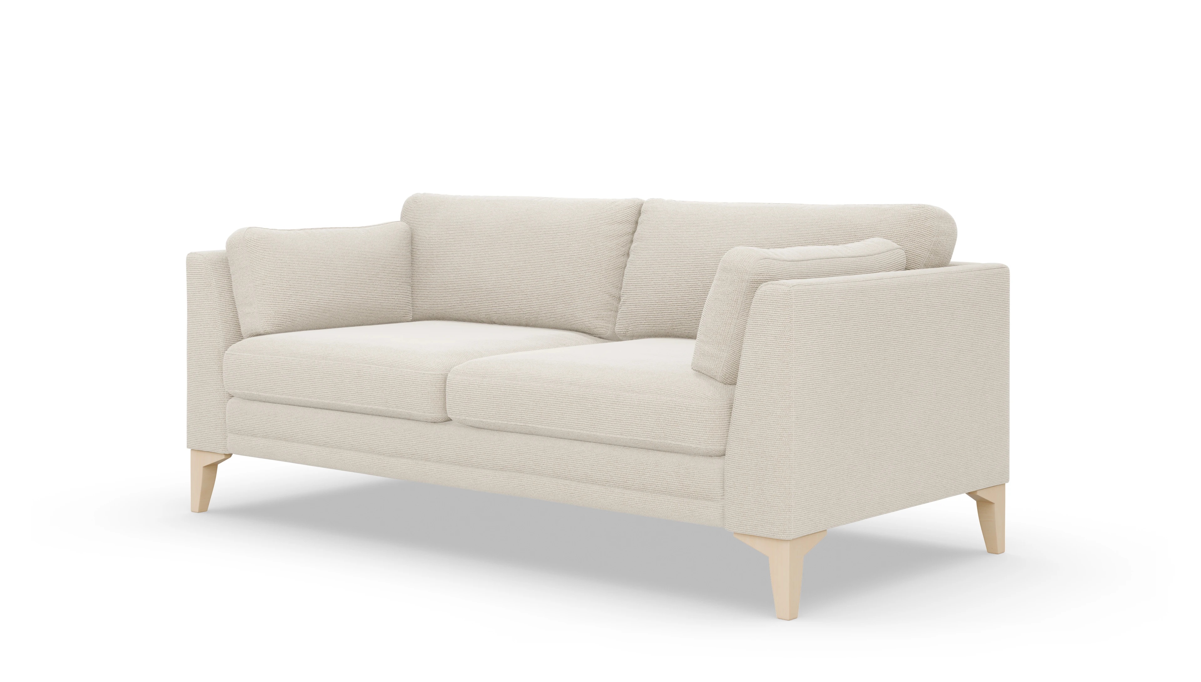 Village Stoffsofa Ansicht des Produktes Village 2,5-Sitzer in Stoff weiß