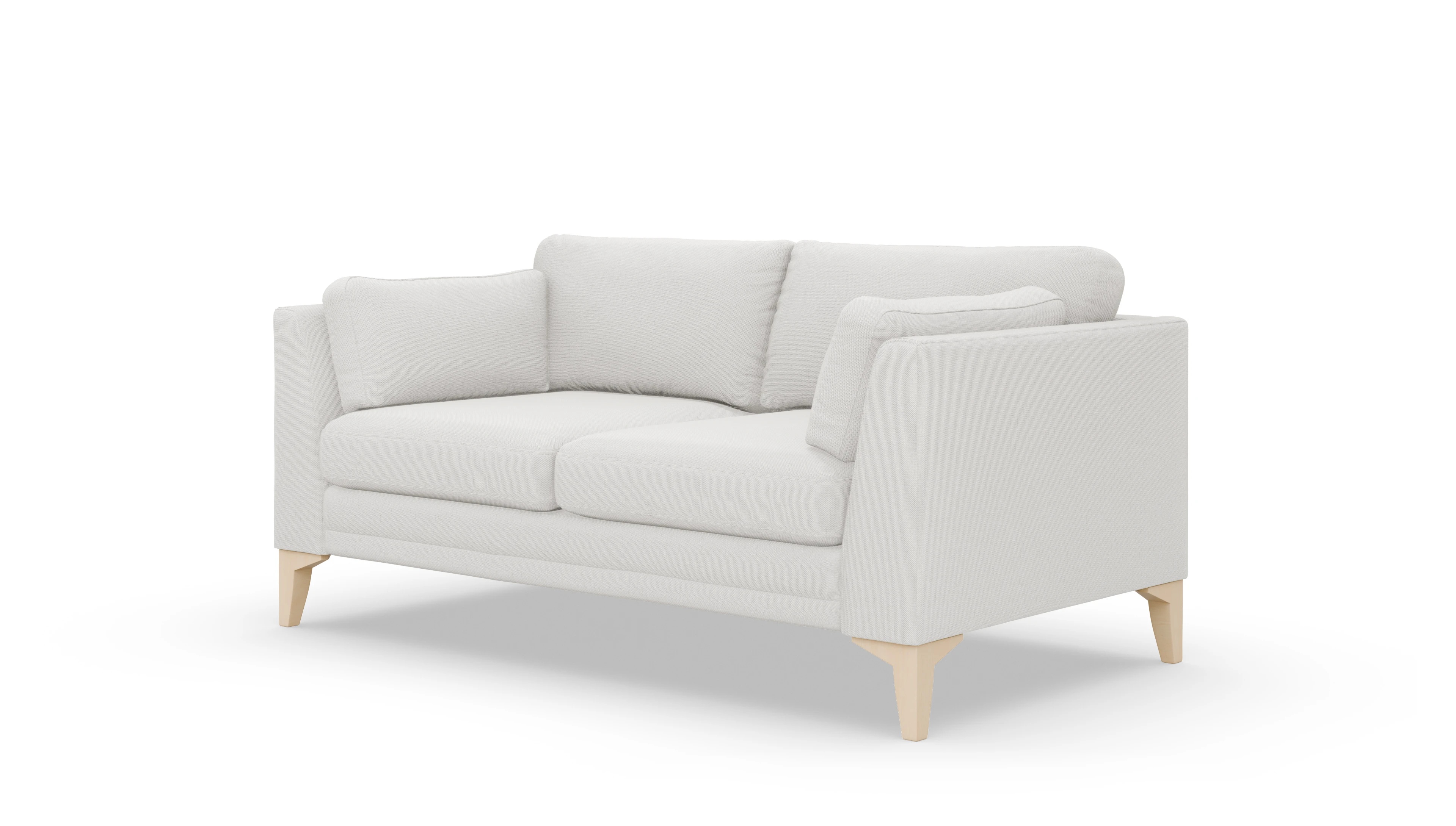 Ansicht des Produktes Village 2-Sitzer in Stoff weiß