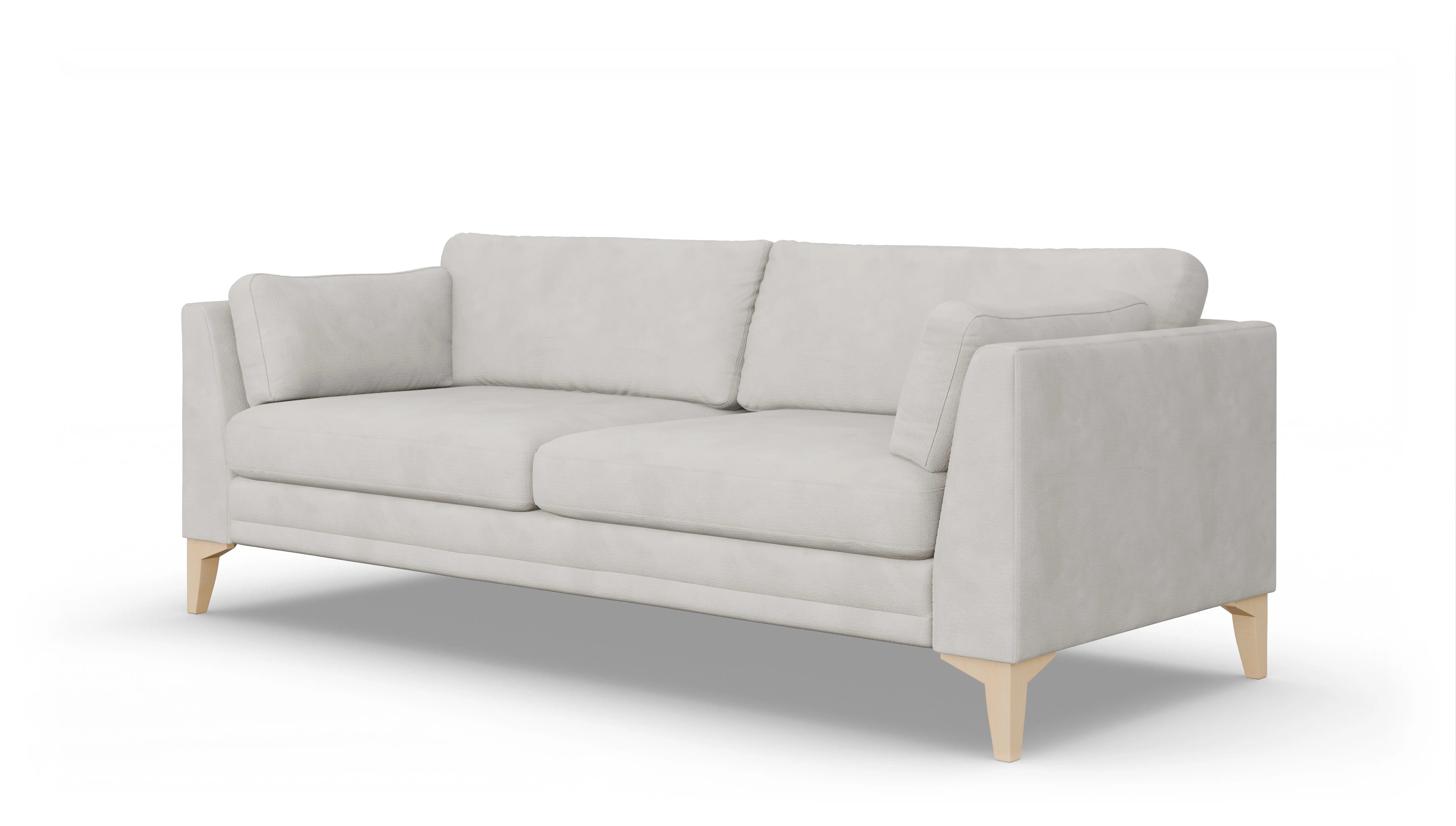 Ansicht des Produktes Village 3-Sitzer in Samt weiß