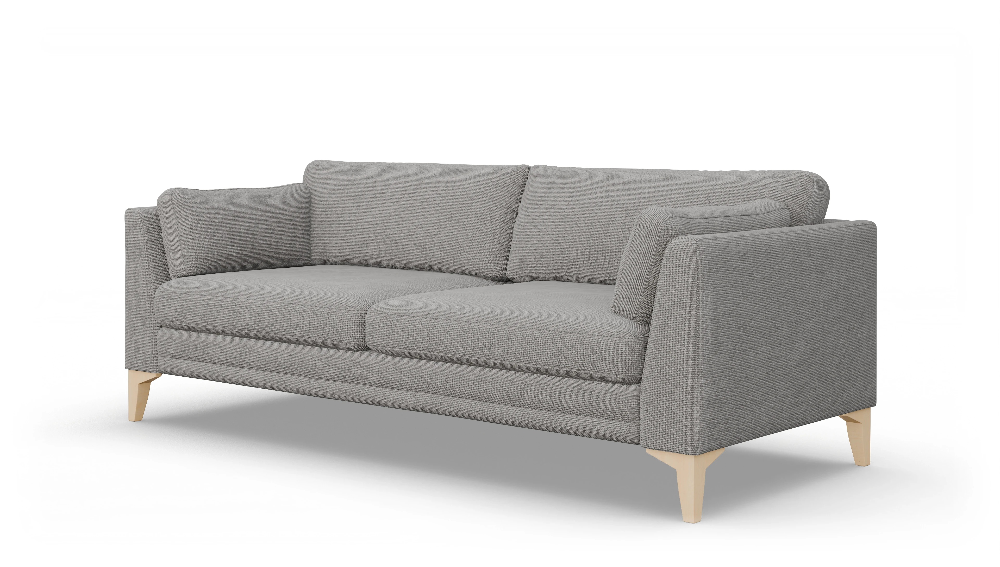 Ansicht des Produktes Village 3-Sitzer in Stoff grau