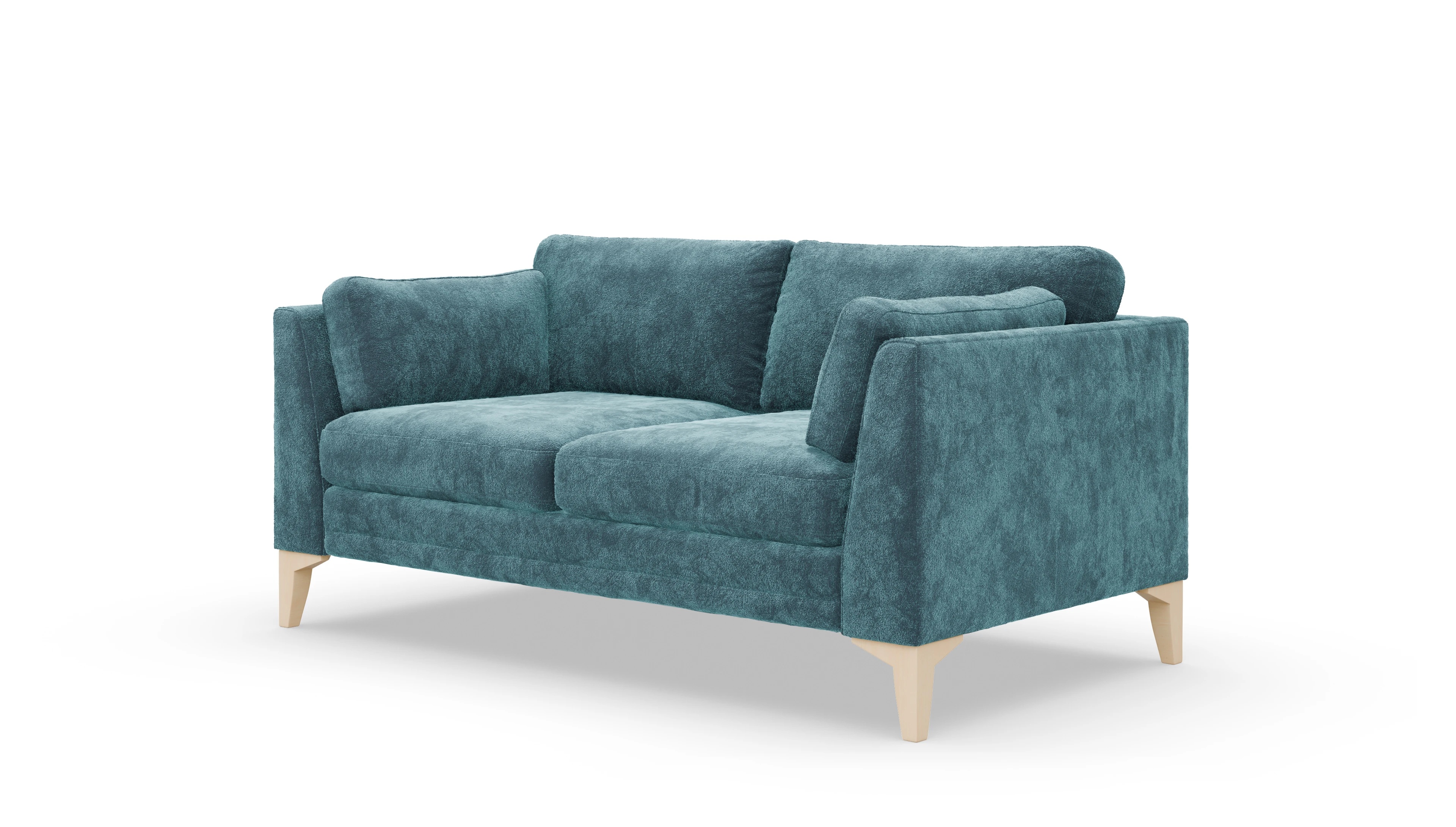 Village Stoffsofa Ansicht des Produktes Village 2-Sitzer in Stoff blau