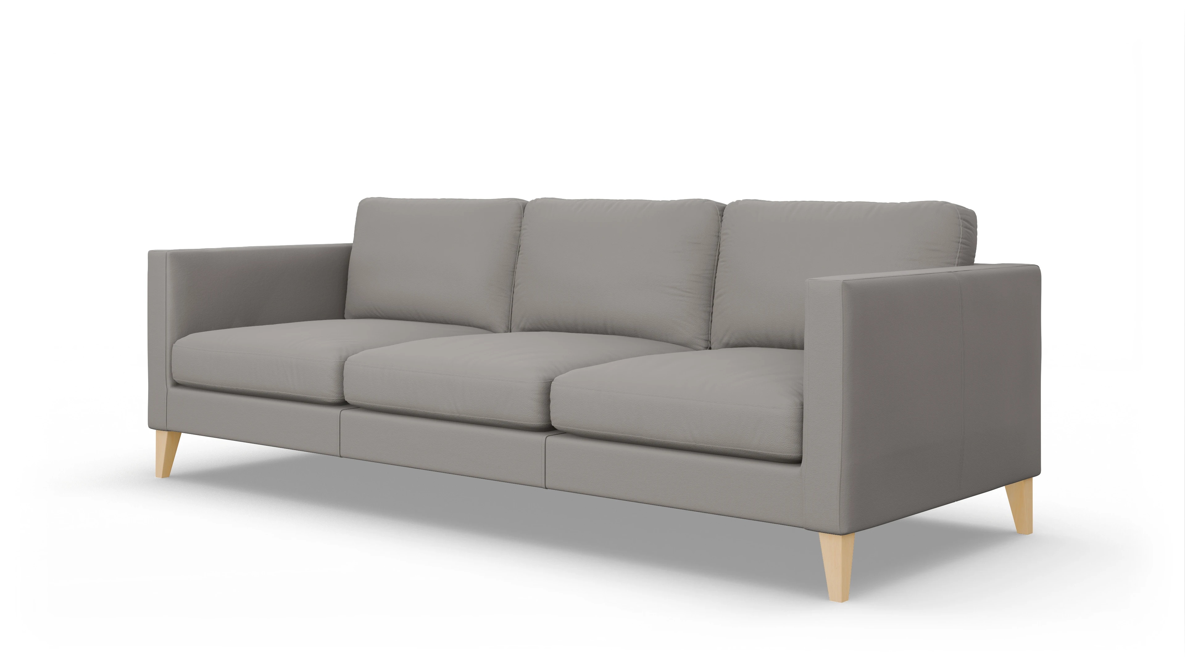 Ansicht des Produktes Montes 4,5-Sitzer in Leder grau