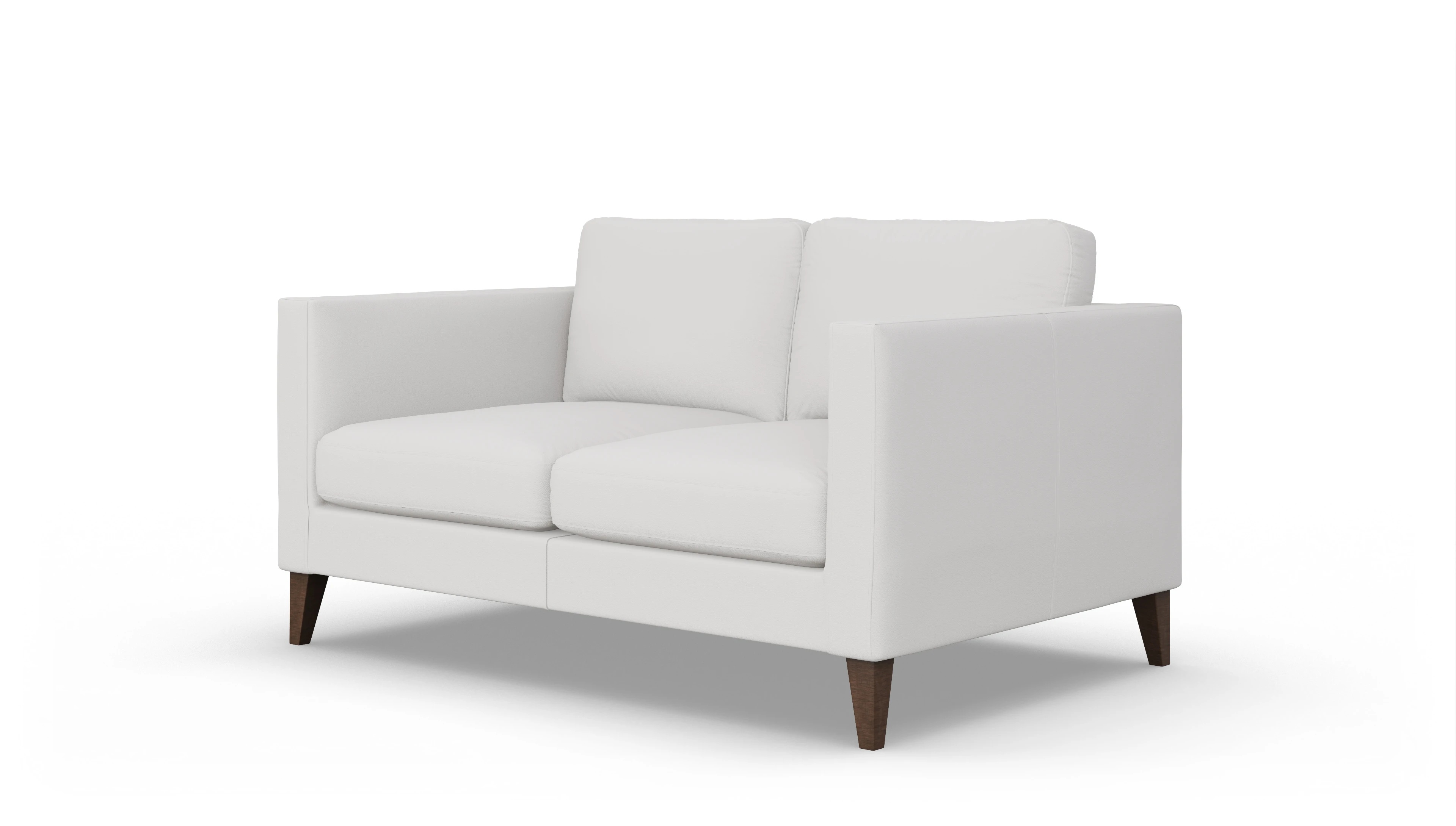 Montes Ledersofa Ansicht des Produktes Montes 2-Sitzer in Leder weiß