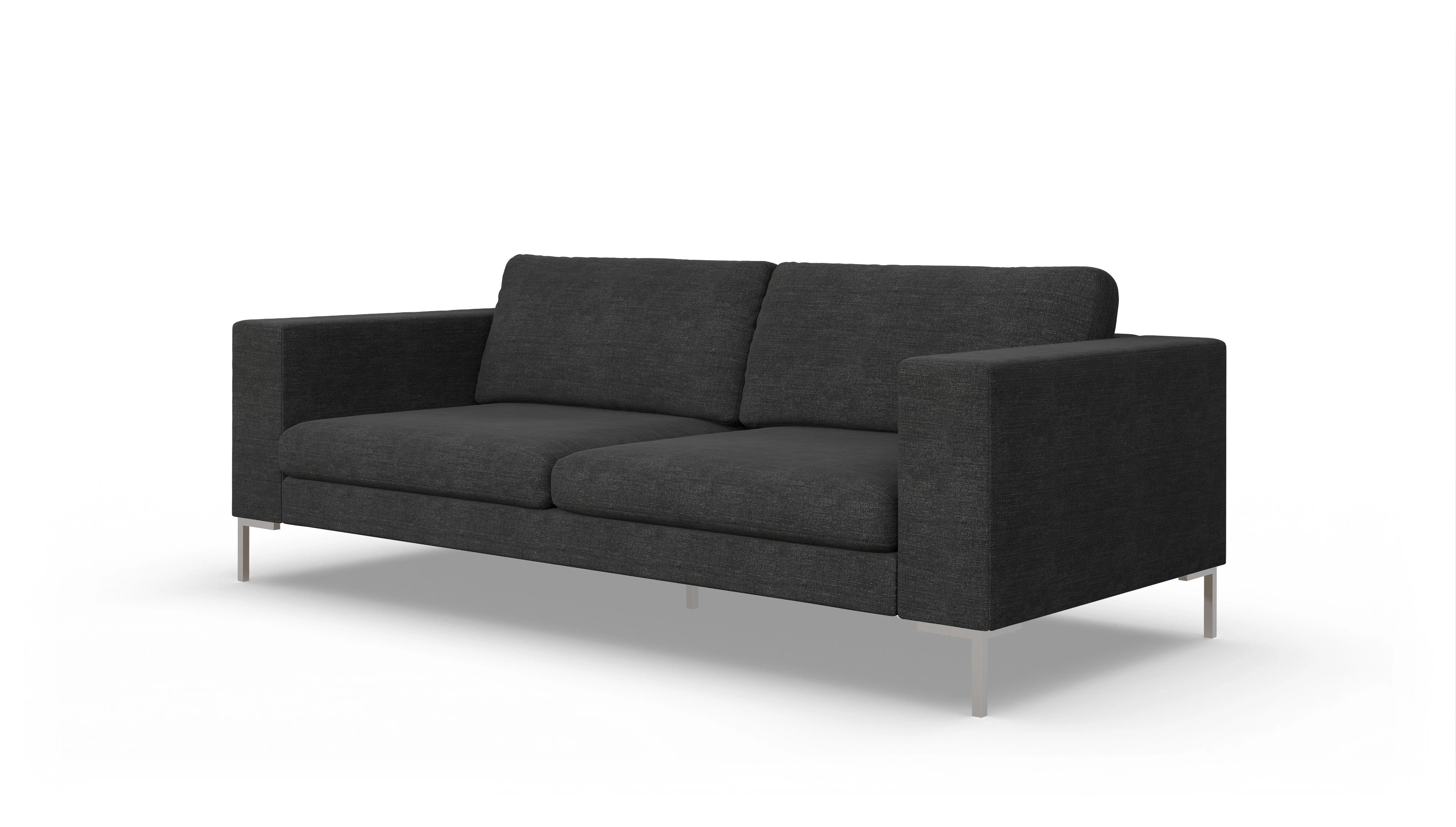 Ansicht des Produktes Paludan 3-Sitzer in Stoff schwarz