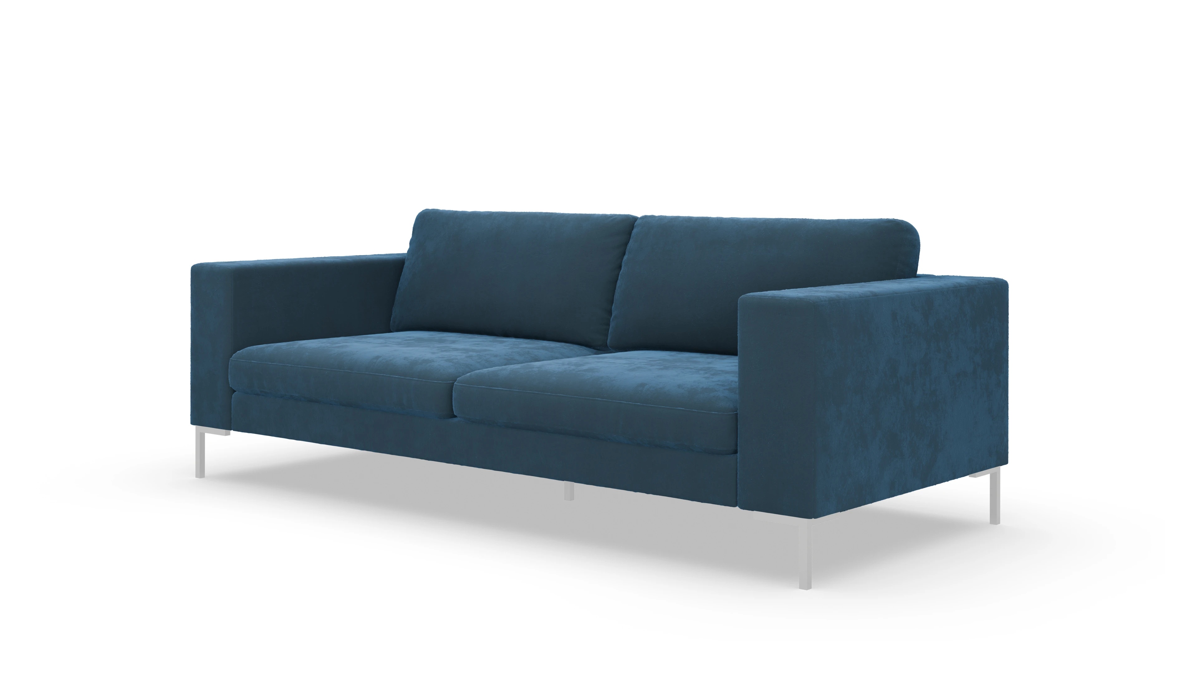 Ansicht des Produktes Paludan 3-Sitzer in Samt blau