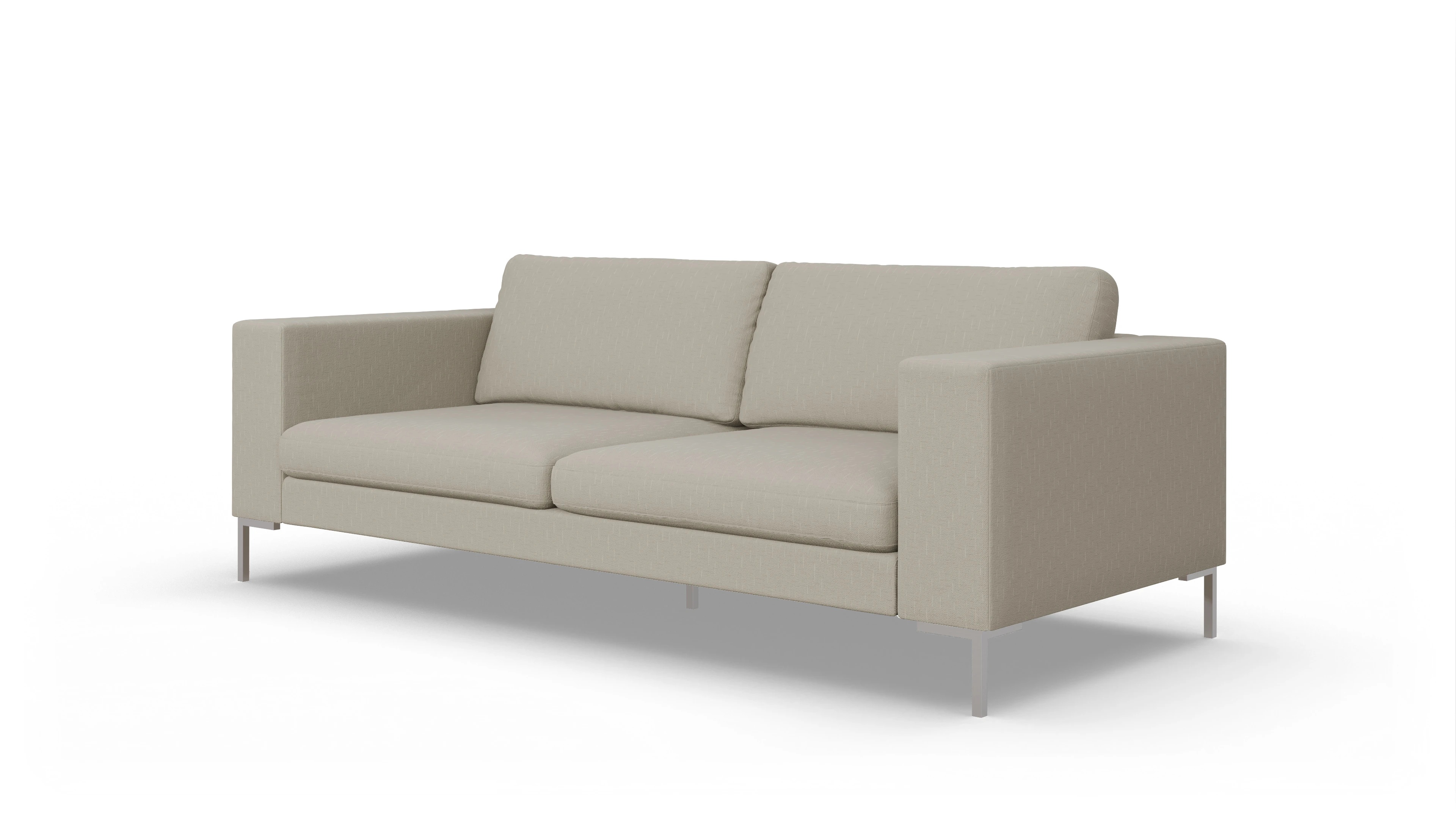 Ansicht des Produktes Paludan 3-Sitzer in Stoff weiß