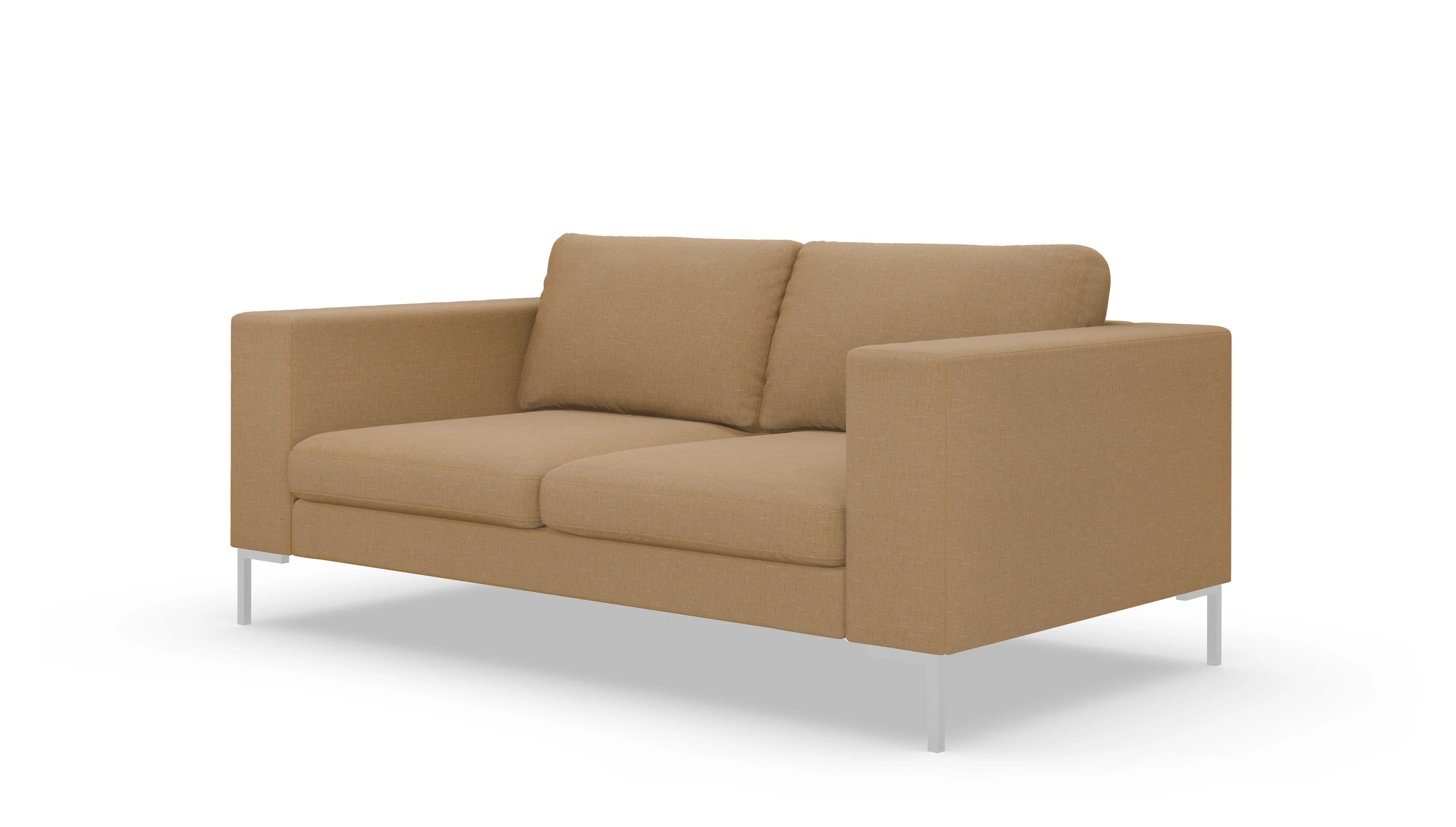Designer-Couch Paludan Ansicht des Produktes Paludan 2-Sitzer in Stoff braun