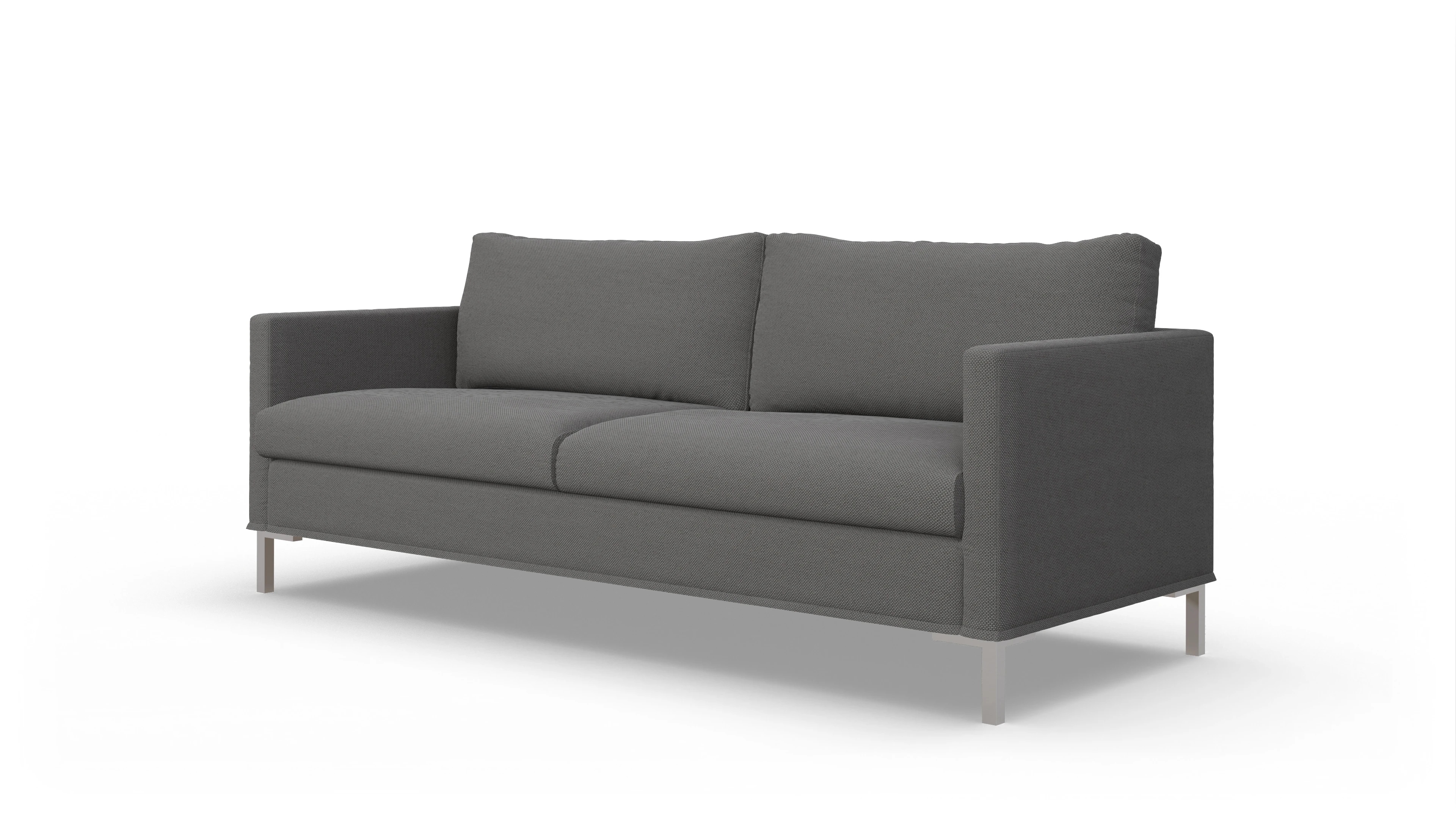 Ansicht des Produktes Jacobsen 3-Sitzer in Stoff grau