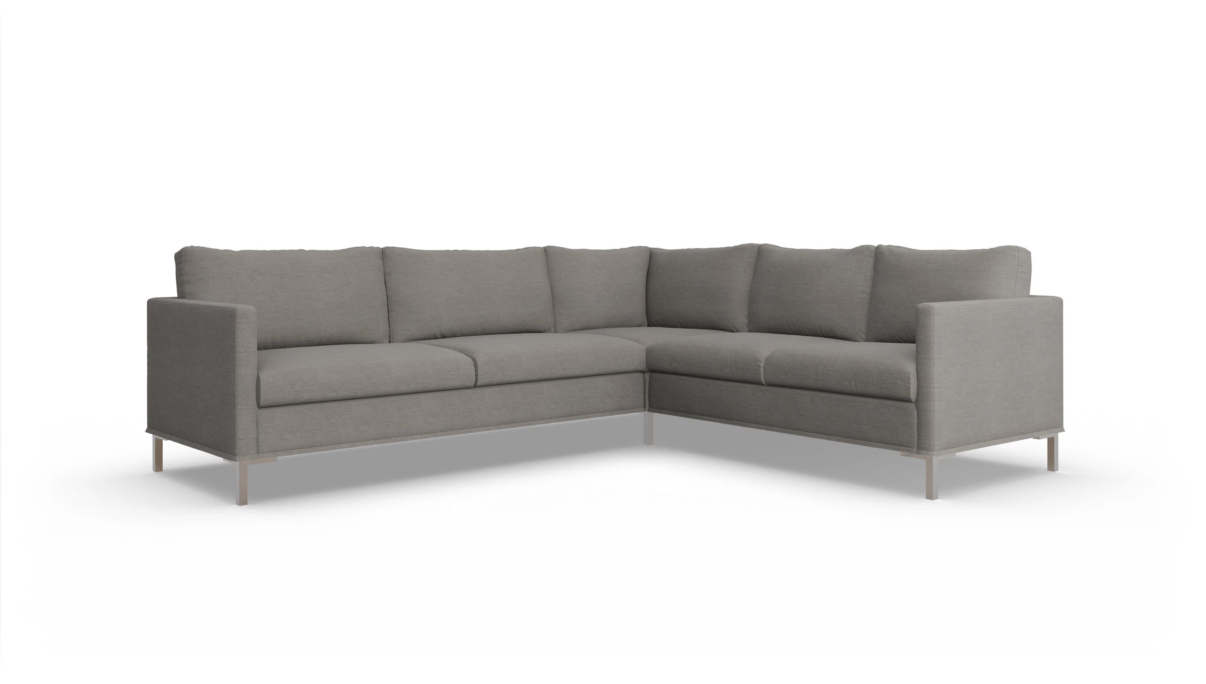 Ansicht des Produktes Jacobsen Ecksofa Rechts in Stoff beige
