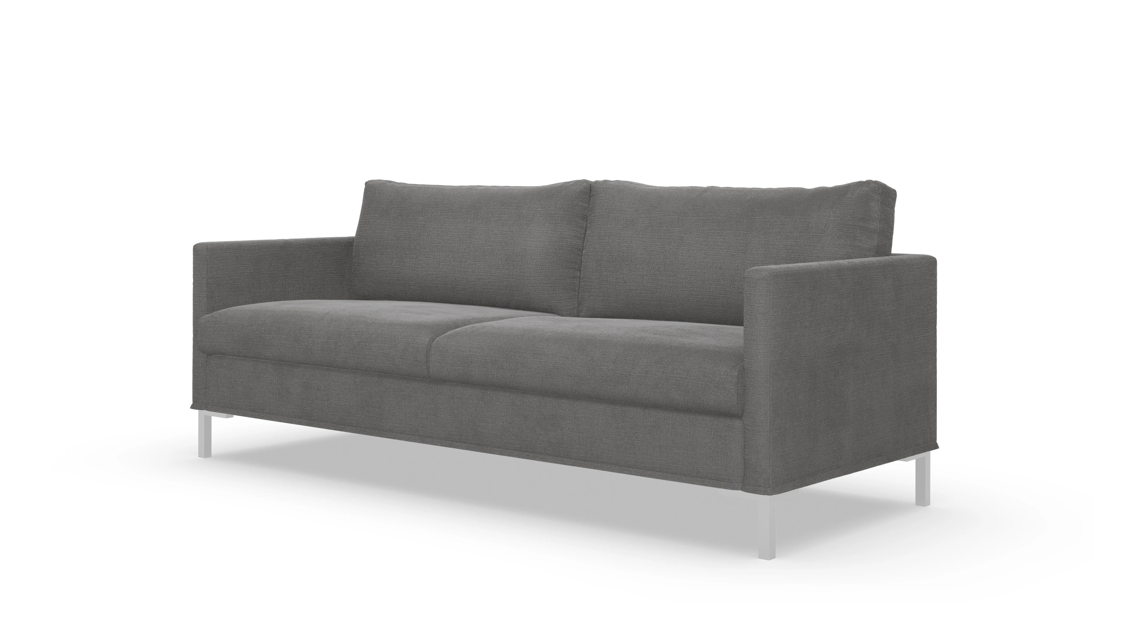 Ansicht des Produktes Jacobsen 3-Sitzer in Stoff grau