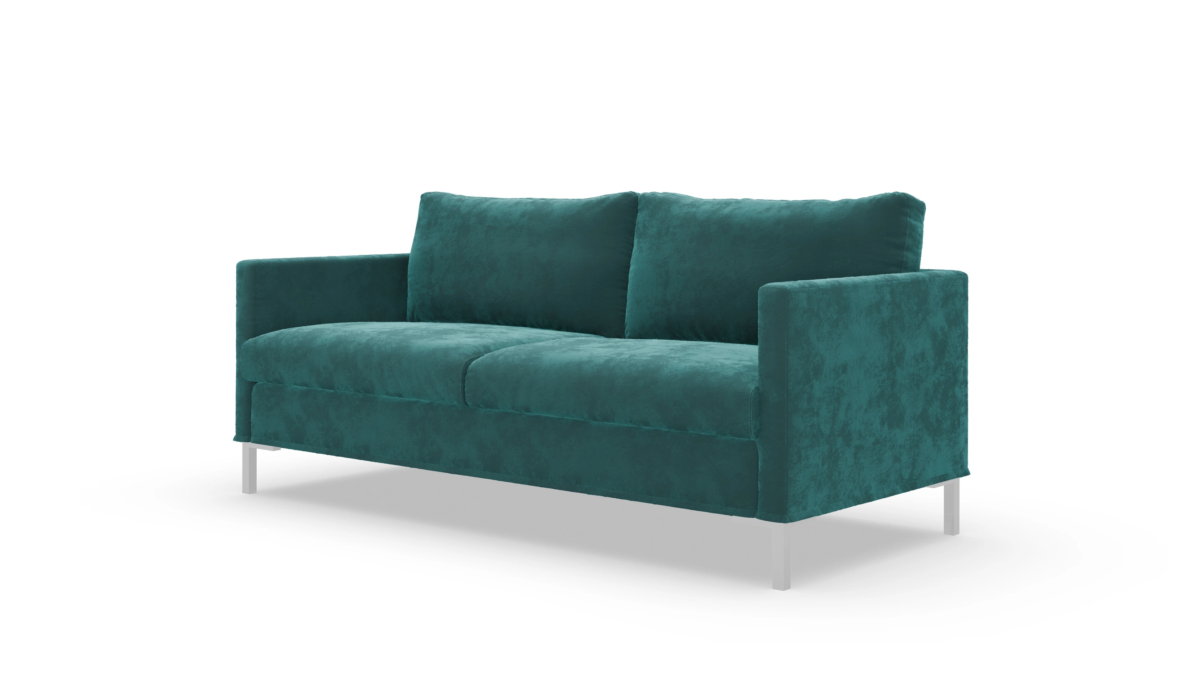 Jacobsen Hussen-Sofa Ansicht des Produktes Jacobsen 2,5-Sitzer in Samt grün