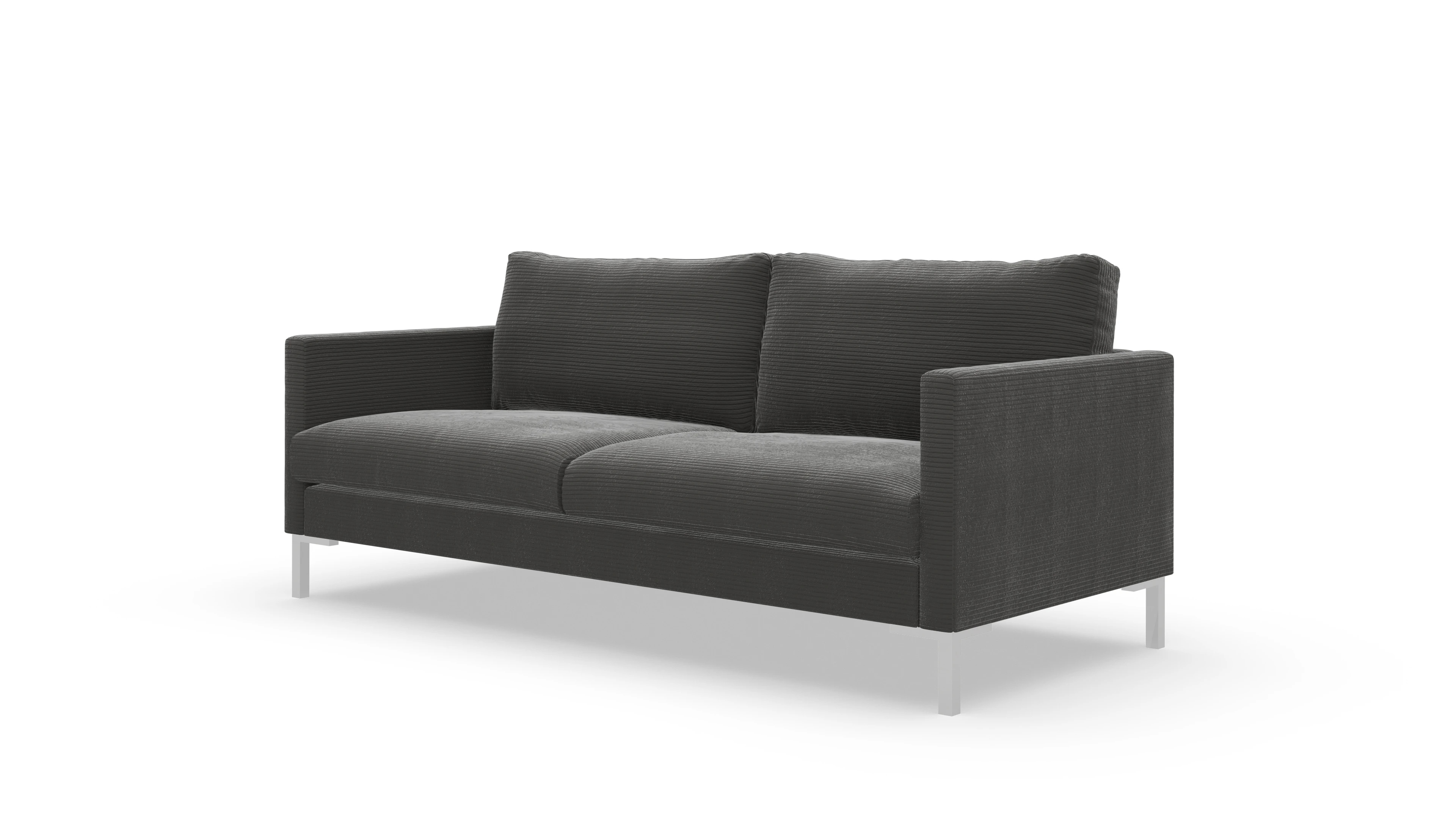 Jacobsen Stoffsofa Ansicht des Produktes Jacobsen 2,5-Sitzer in Cord grau