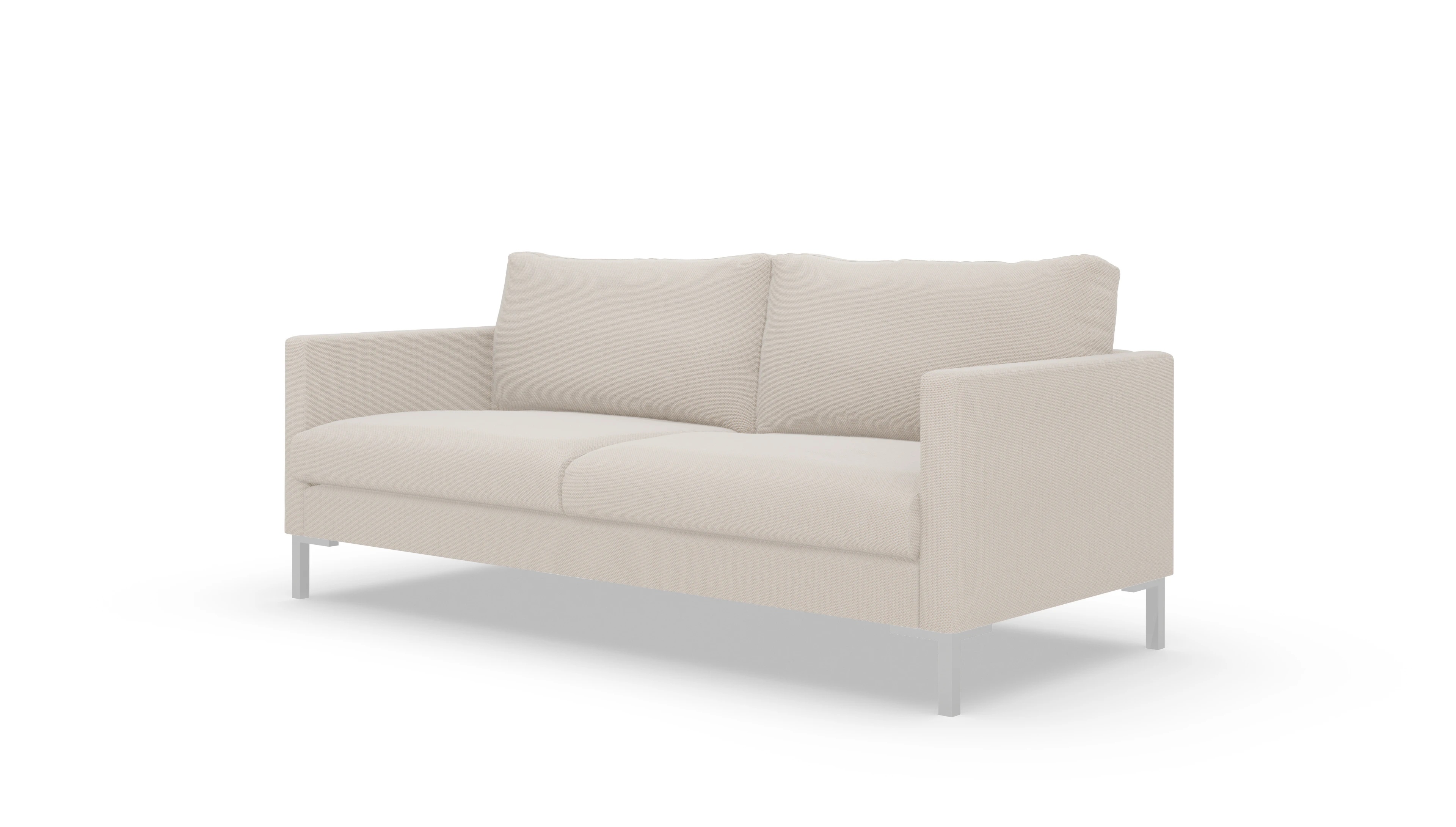 Jacobsen Stoffsofa Ansicht des Produktes Jacobsen 2,5-Sitzer in Stoff weiß