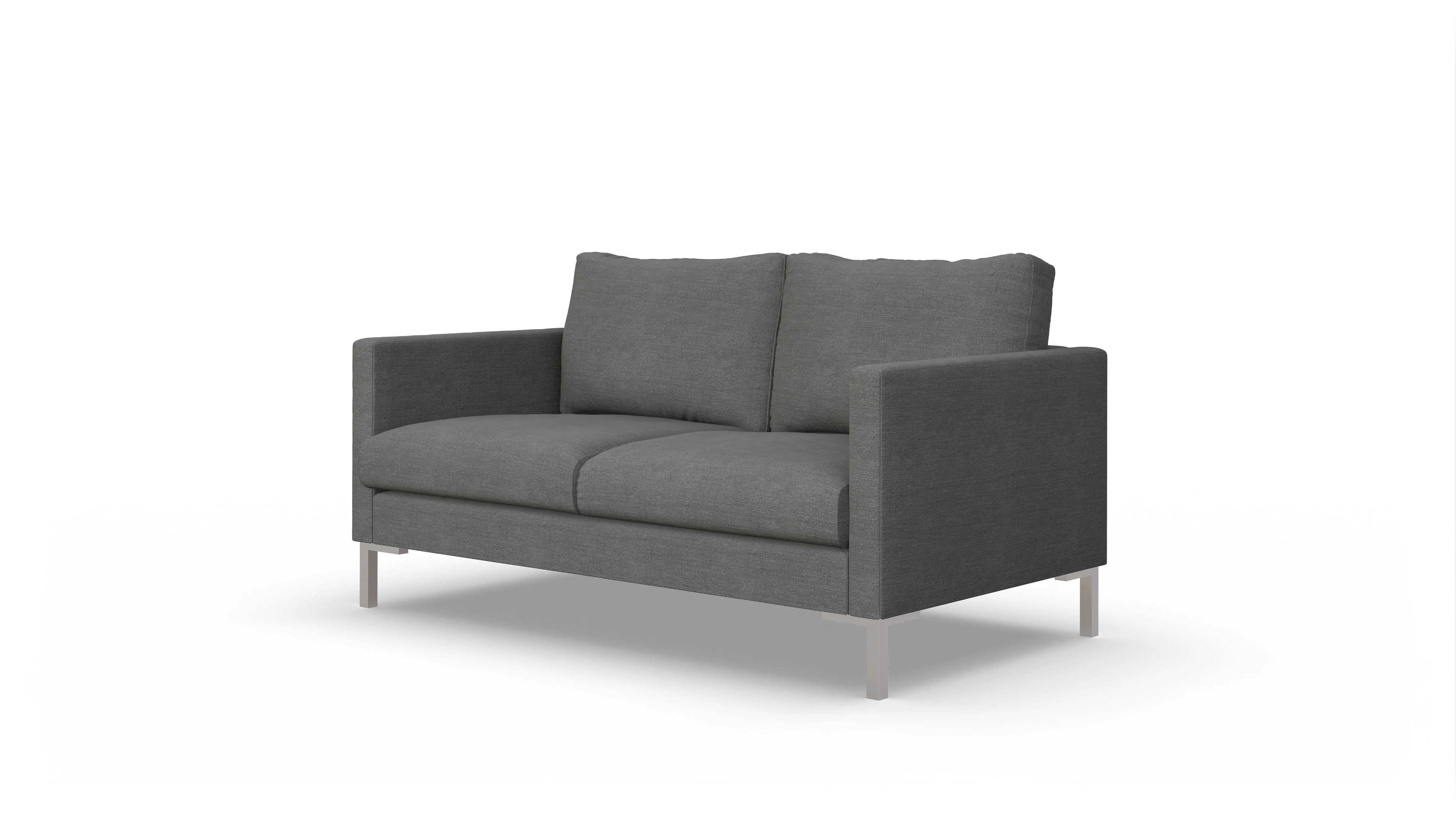 Ansicht des Produktes Jacobsen 2-Sitzer in Stoff grau