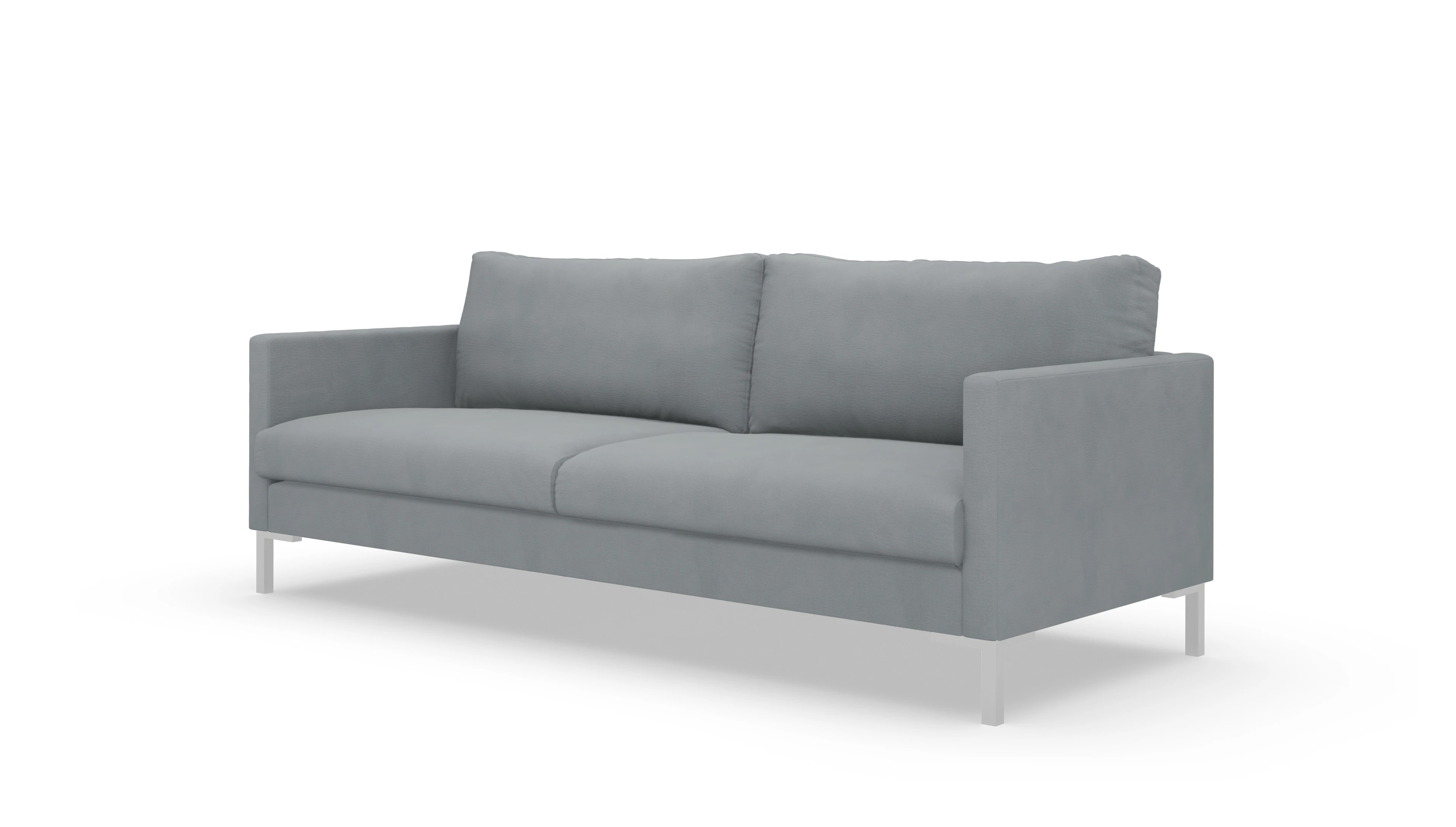 Jacobsen Stoffsofa Ansicht des Produktes Jacobsen 3-Sitzer in Stoff grau