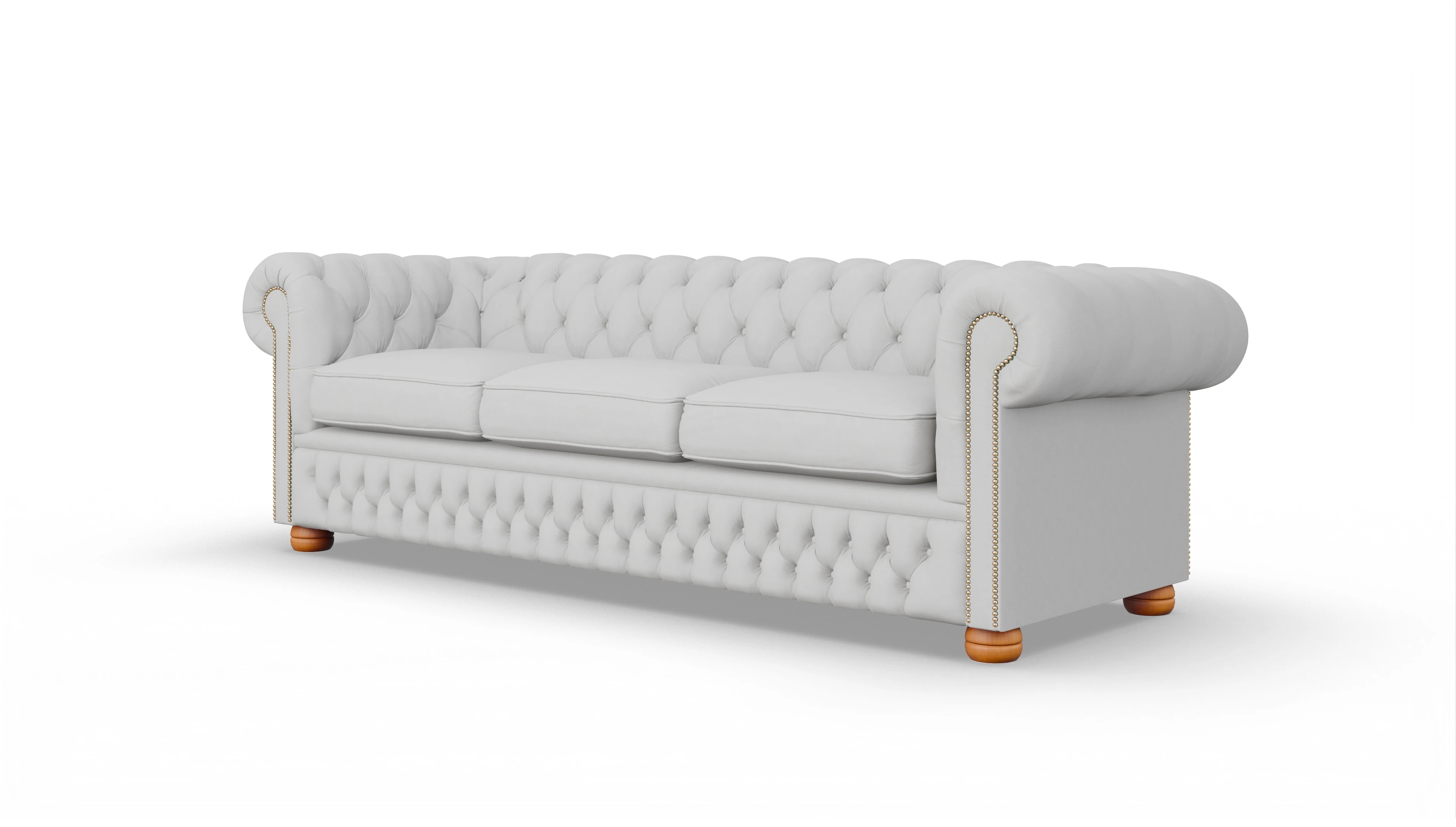 Ansicht des Produktes Oxford 4-Sitzer in Leder weiß